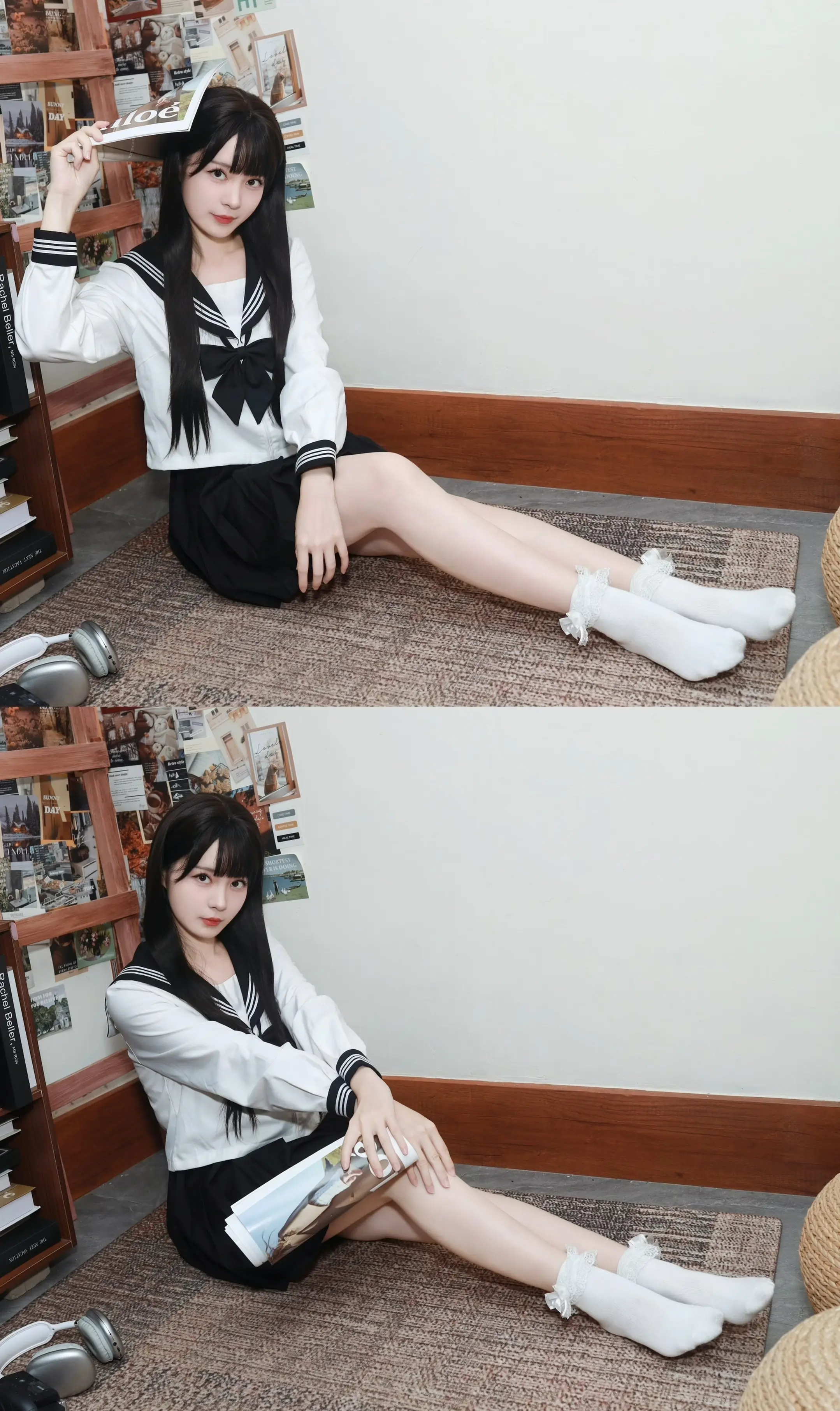 JK制服写真 韩琳。