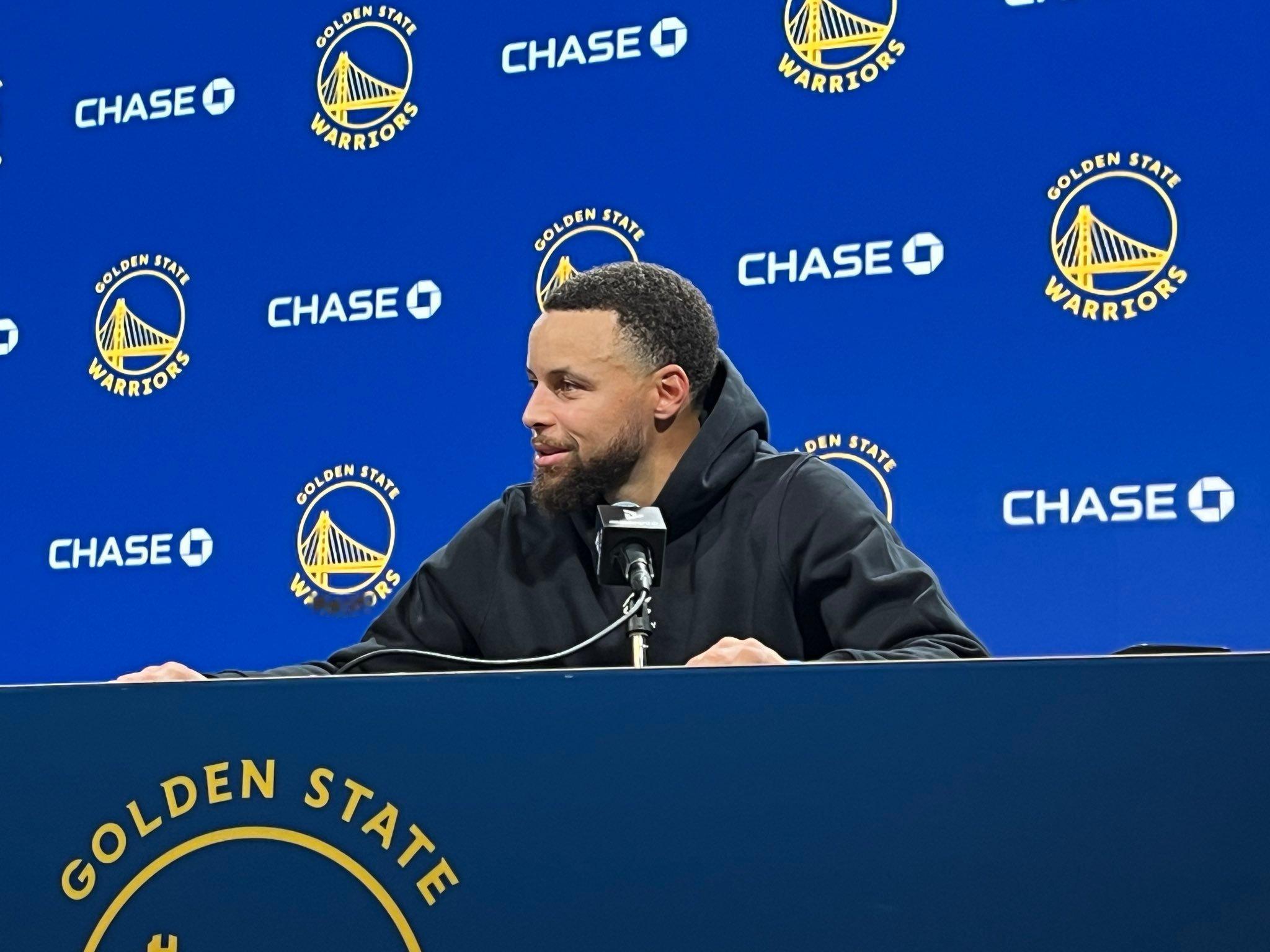 库里￼赛后采访表示在他16天来的首场比赛中感觉“相当不错”“对我个人来说，这是一