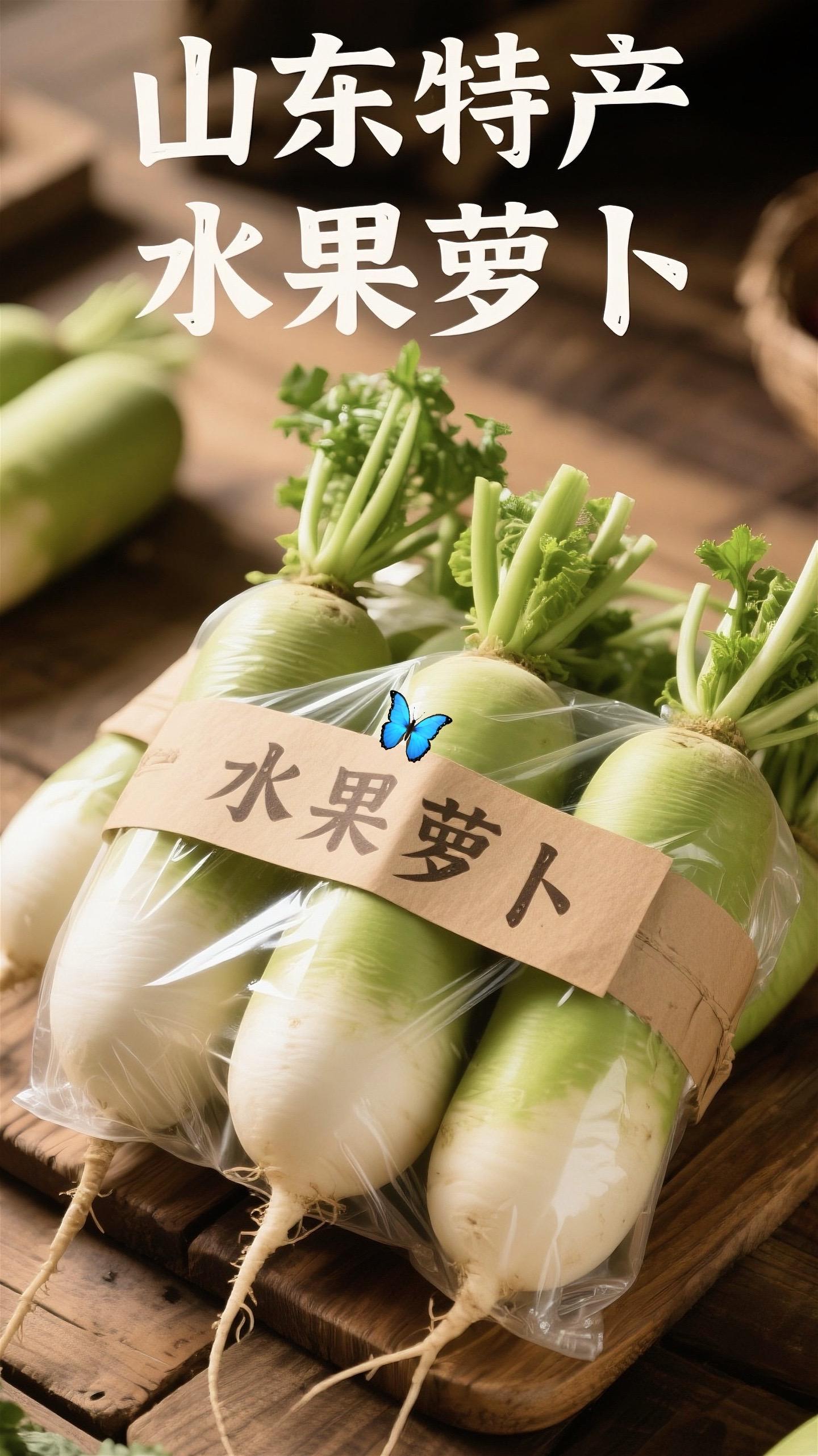 这款水果萝卜，脆甜爆汁像水果，低卡爽口胜零食！   萝卜界的“小清新”...