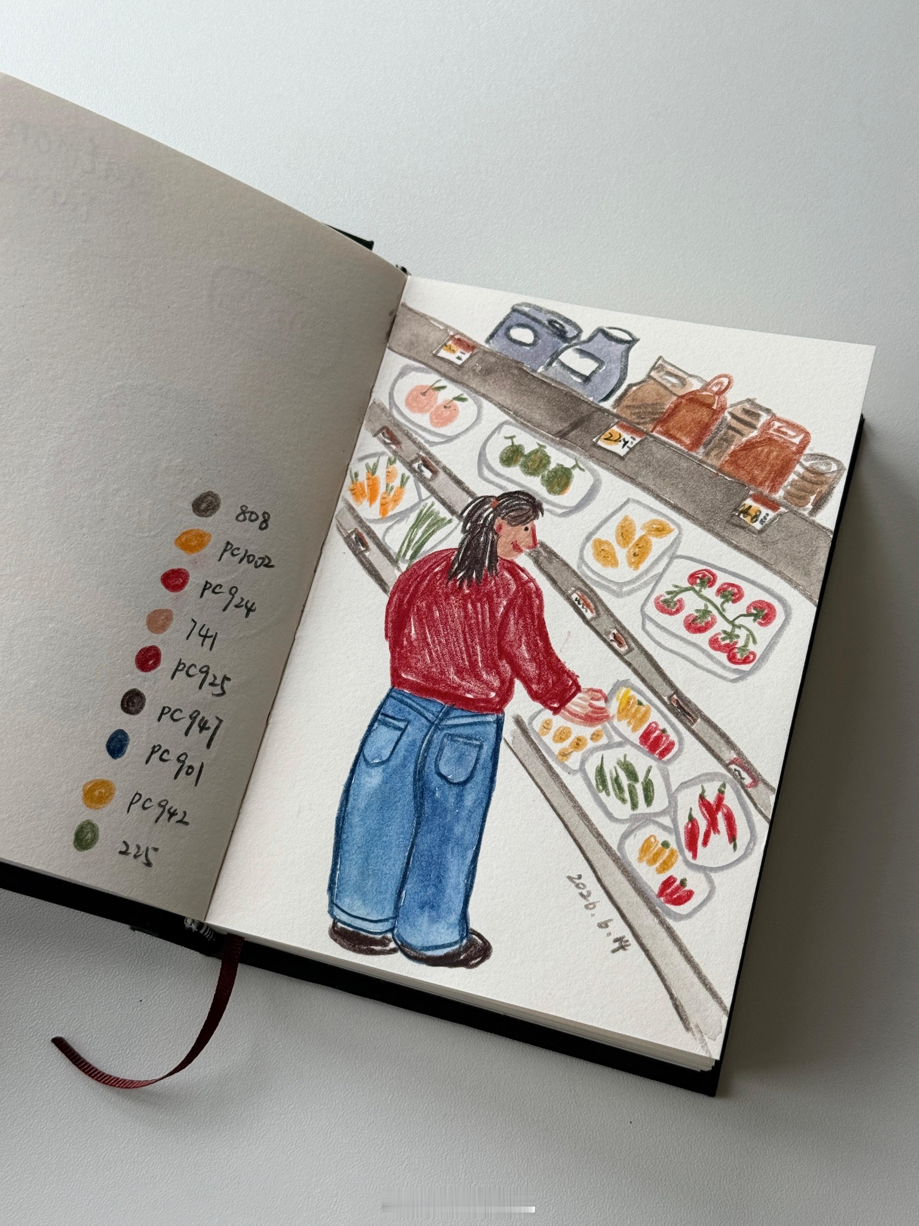 把日子画进速写本🎨画画的日常