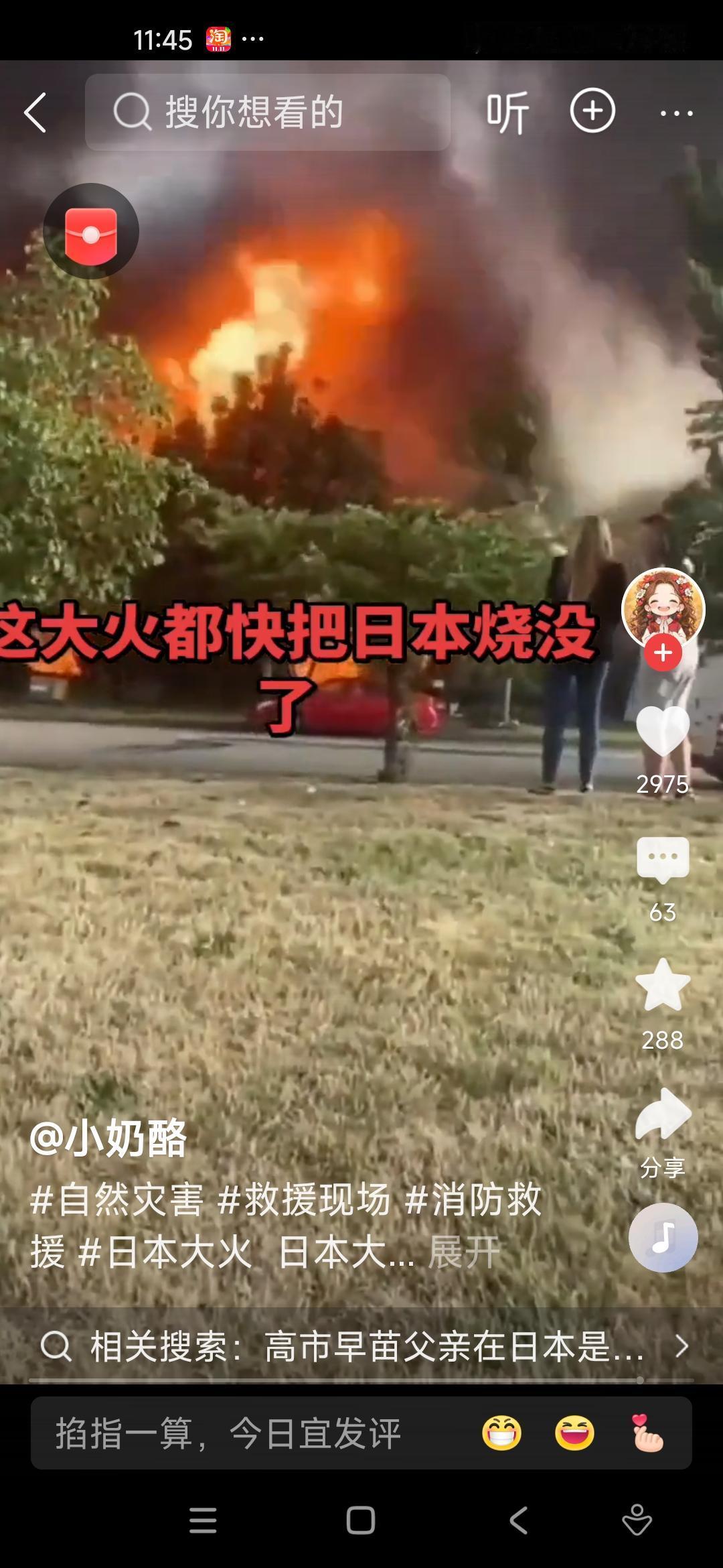 当新闻的画面再次浮现在眼前，心中难免泛起一阵阵沉重——一场熊熊烈火吞噬了那片曾经