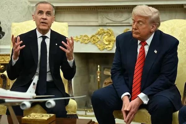 【加拿大总理否认撤回达沃斯言论 喊话特朗普：我是来真的】美国财长贝森特声称加拿大