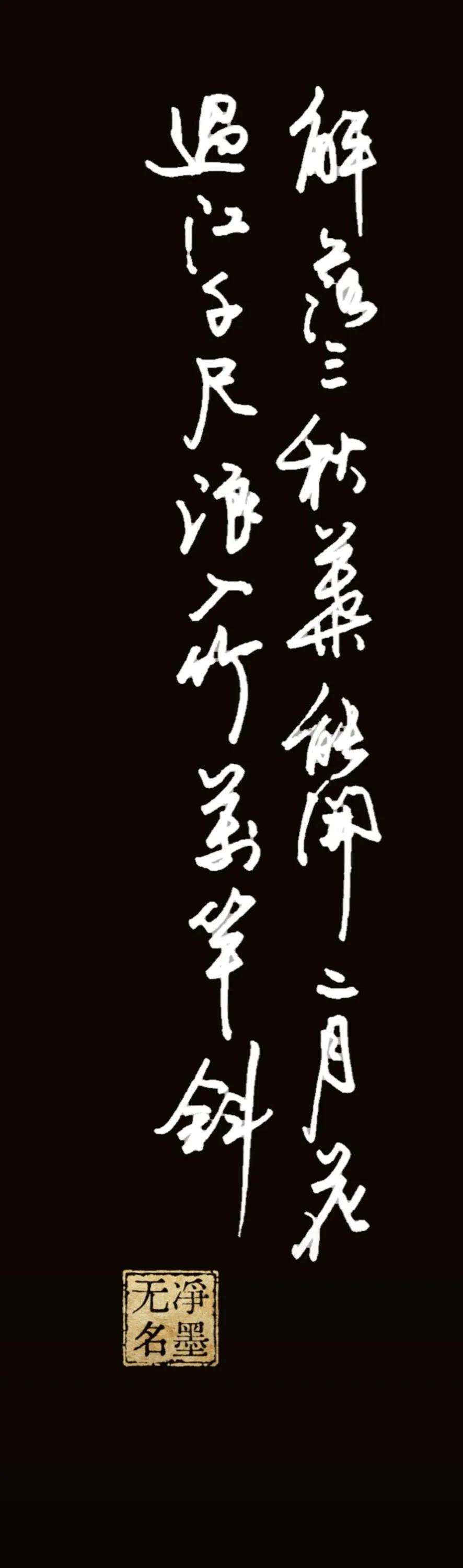 能看得出来，抄写这首诗是用了两支钢笔吗？
这两支钢笔的效果很相近。
解落三秋叶，