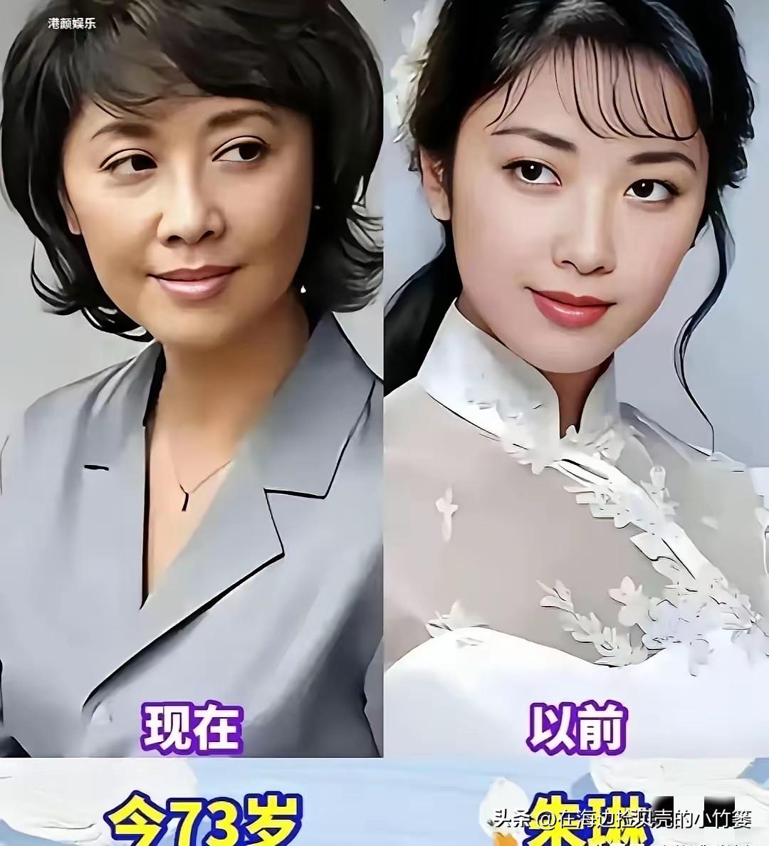 时光从不败美人，只是换了一种方式闪耀。
左侧是荧幕初遇的惊鸿一瞥，右侧是岁月馈赠