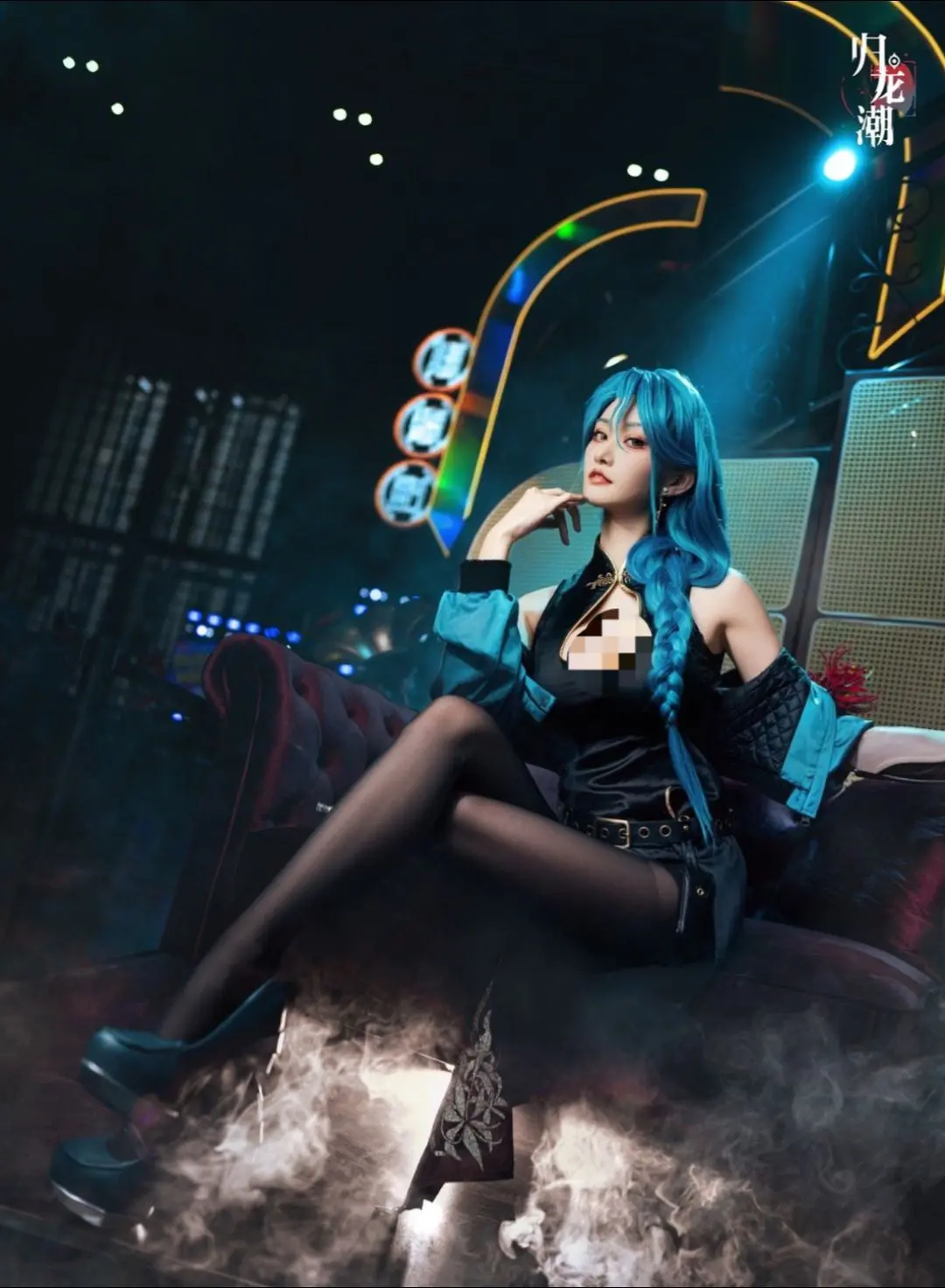这腿又长又白又细 一种很新的cosplay 漫展养眼造型大赏 大长腿美...