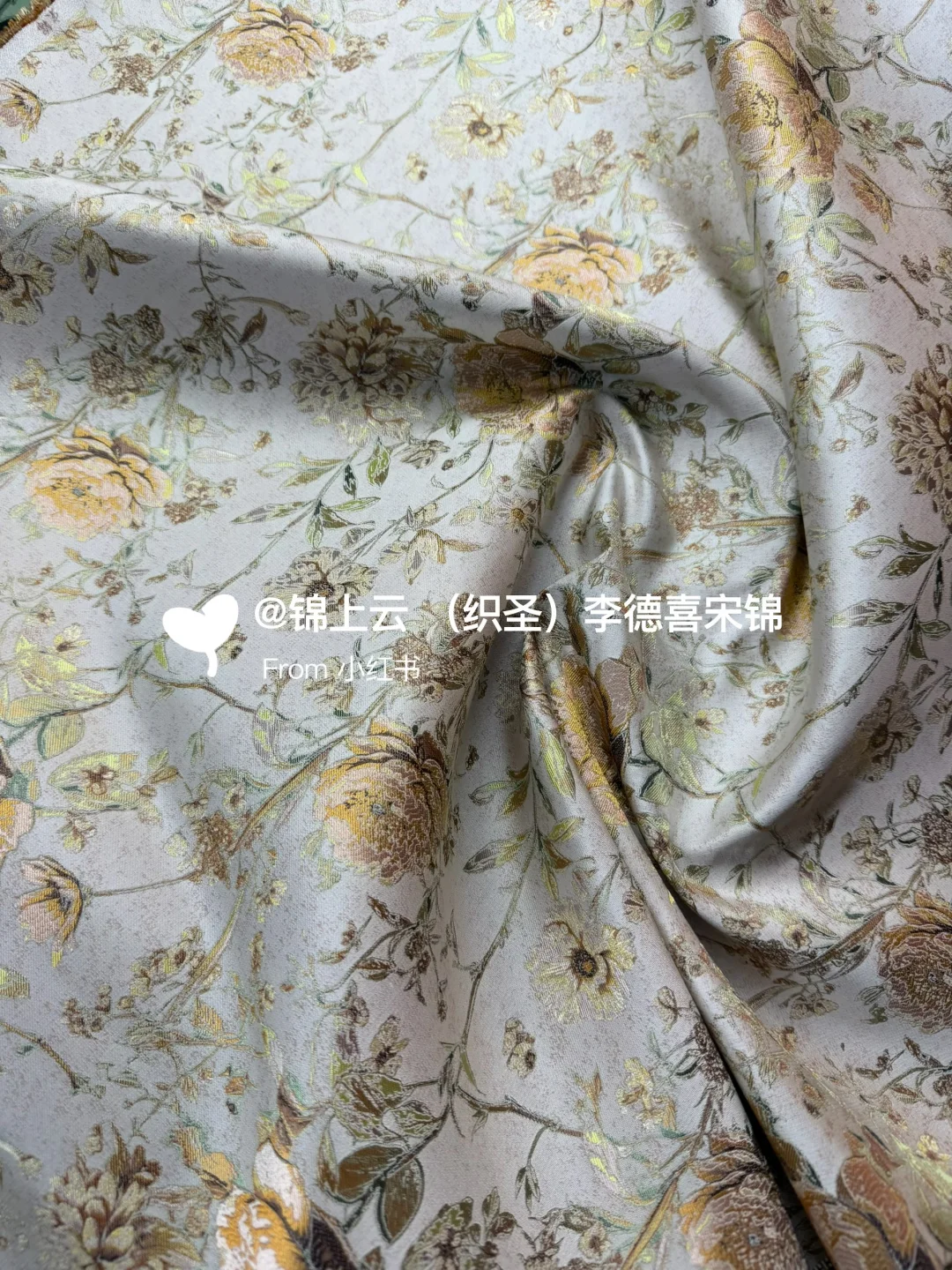 牡丹纹宋锦