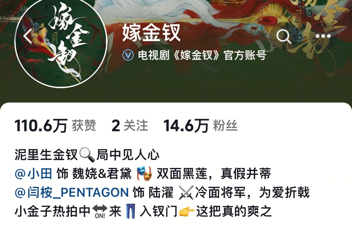 才看到这个简介入钗门 爽之嫁金钗