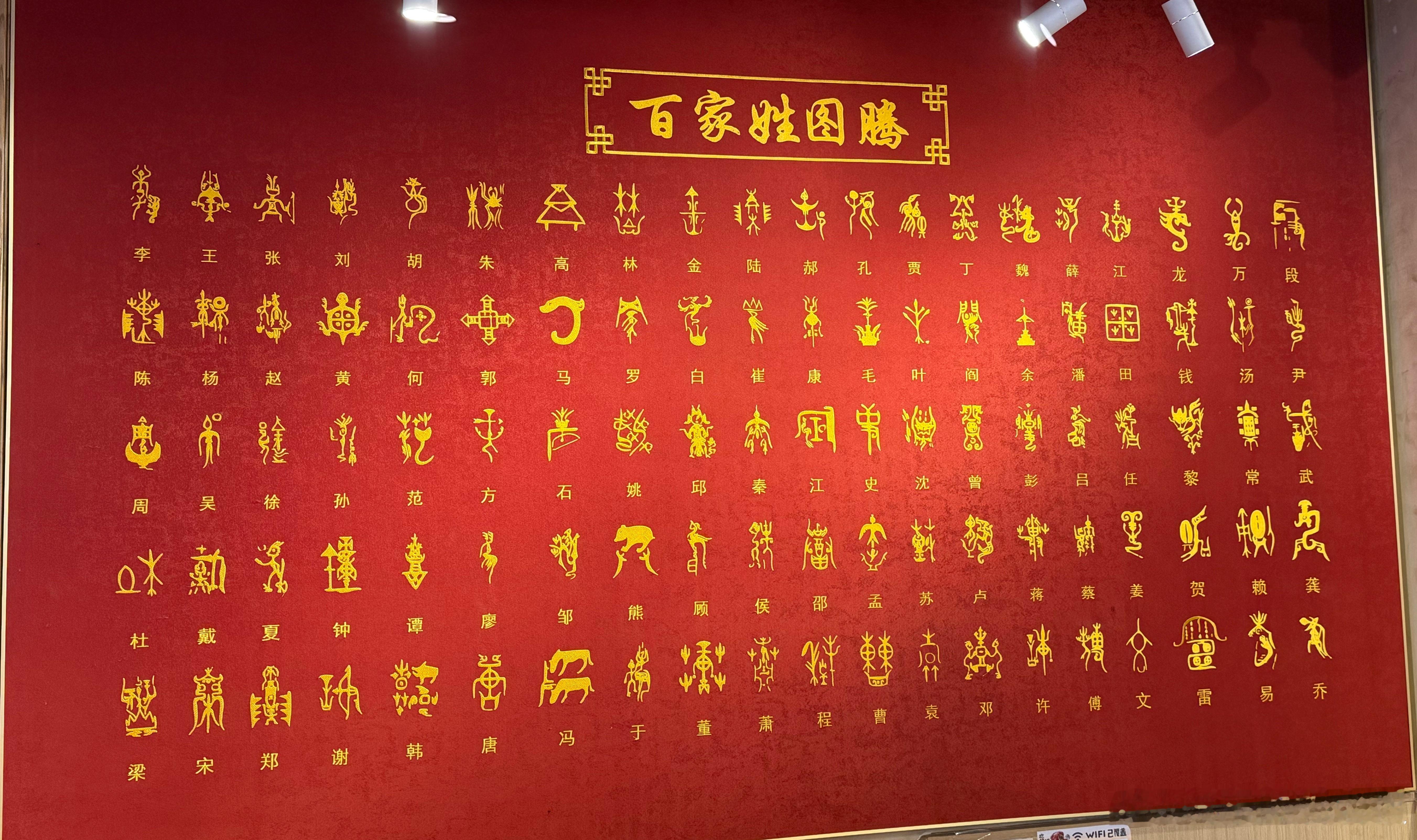 百家姓图腾看看 有你的姓没跟姚老板混一天吃9顿[超话] ​​​