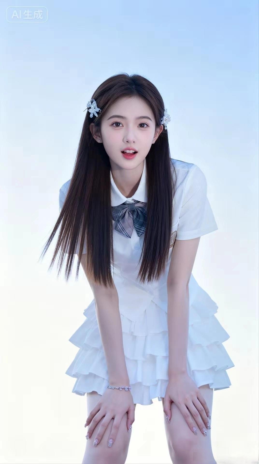 百看不厌的甜美少女，清新自然的穿搭，尽显柔情！温柔系少女穿搭 
长得清纯是什么体