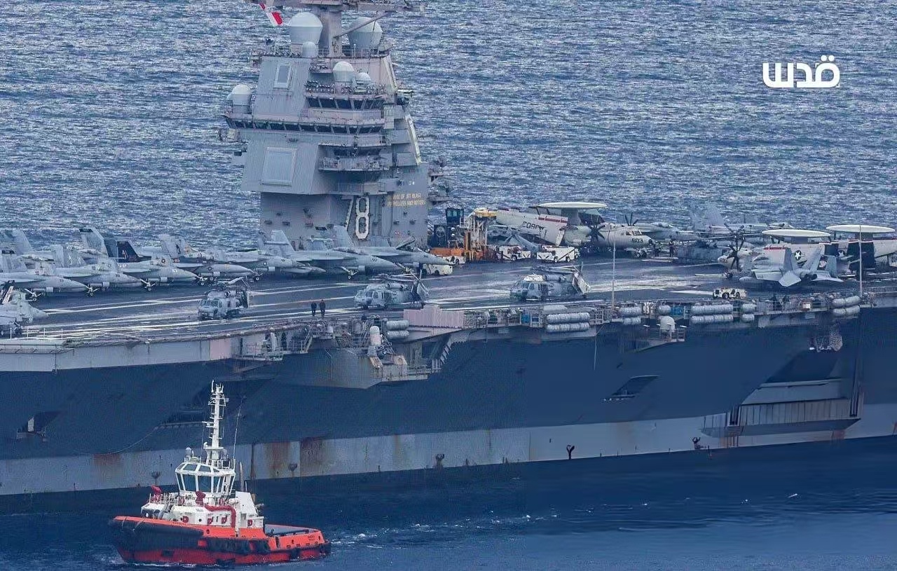 美国航空母舰“福特”号（CVN-78）在经受粪水与烈火的熏烤后，装模作样地说完成