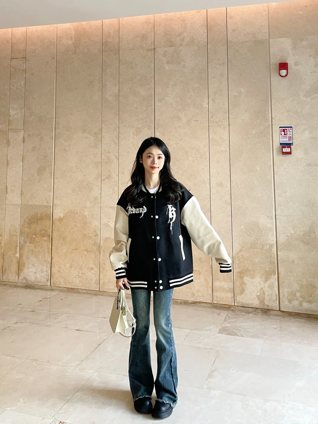 155小个子日常穿搭 棒球服这么穿好好看！！