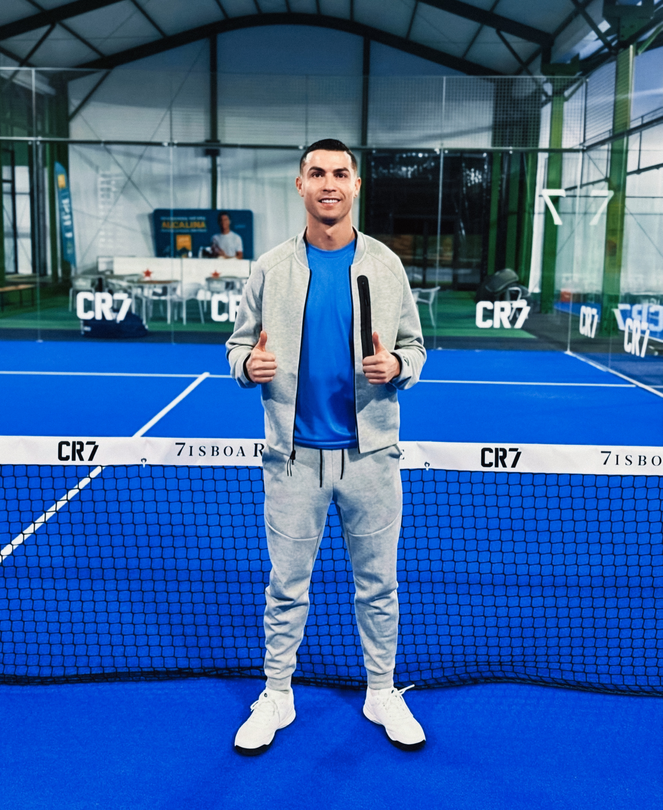 C罗C罗日常 🛑 出现在里斯本帕德尔板球馆的罗哥 专栏 · C罗时刻❷