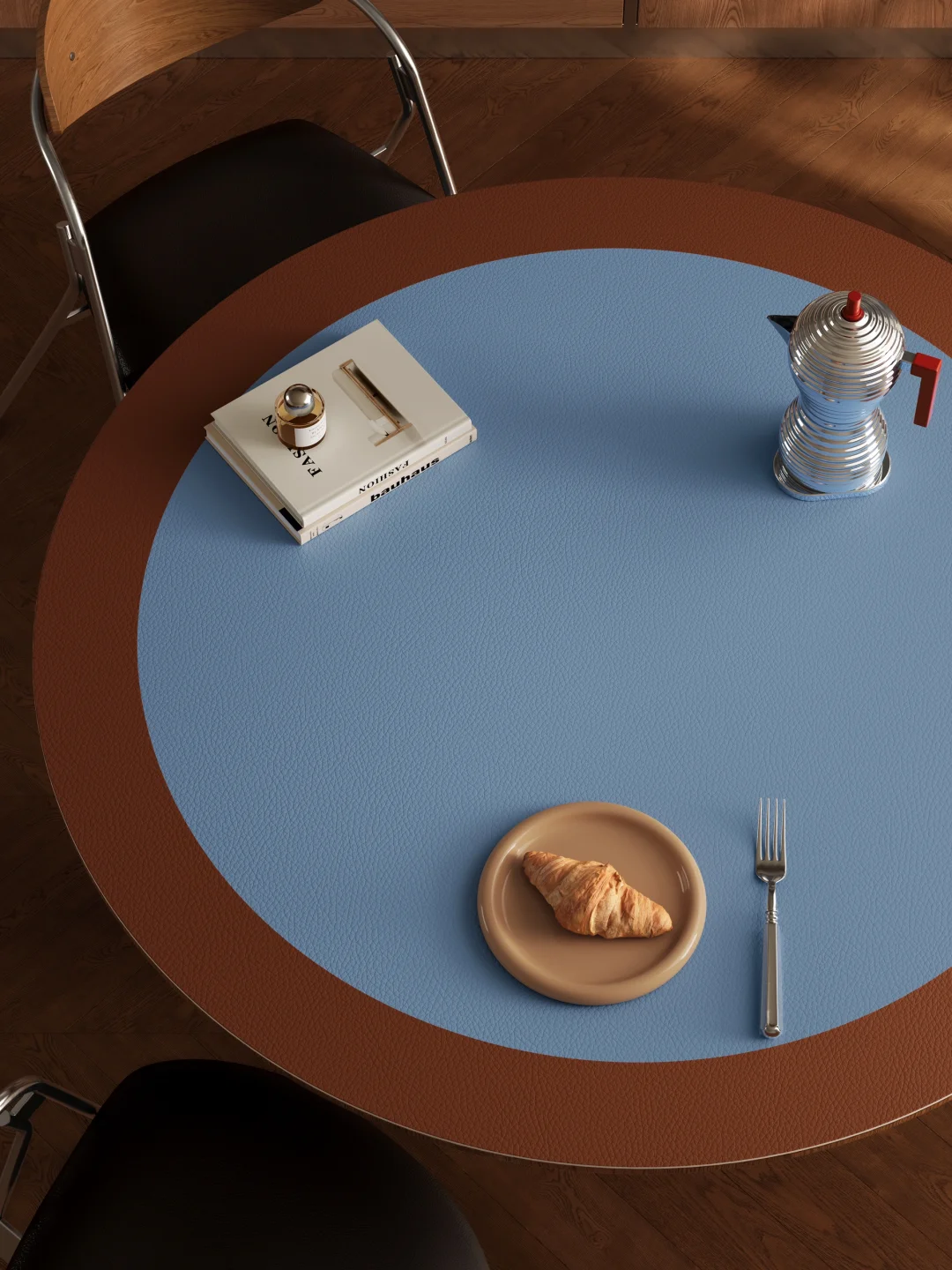 复古 miumiu 蓝铺上桌🔵餐厅秒变ins 博主家