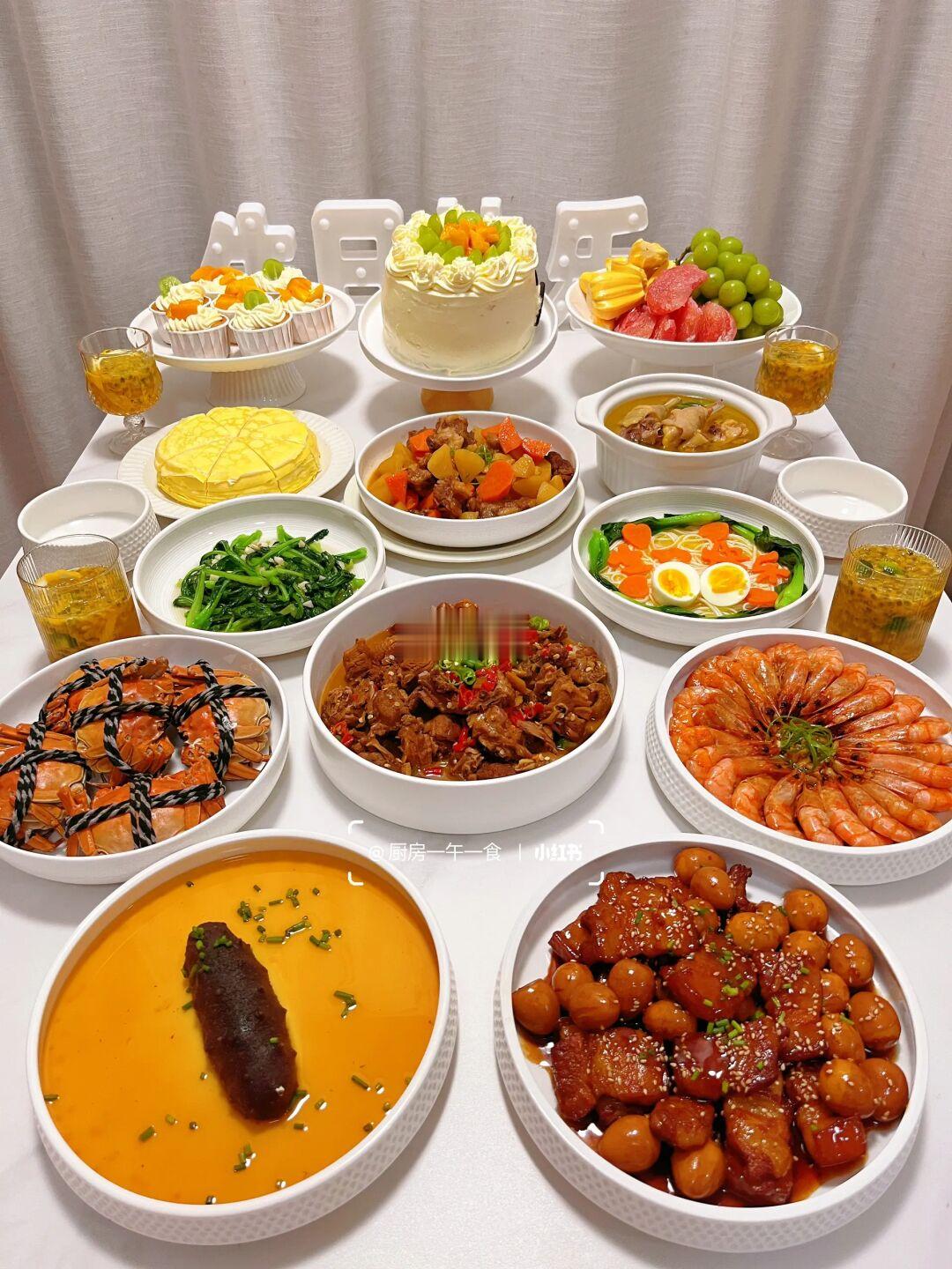 孩子生日宴｜妈妈在家轻松搞定一桌菜