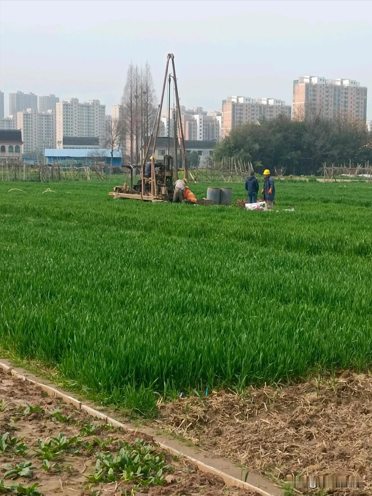盐泰锡常宜铁路开始钻探了！
