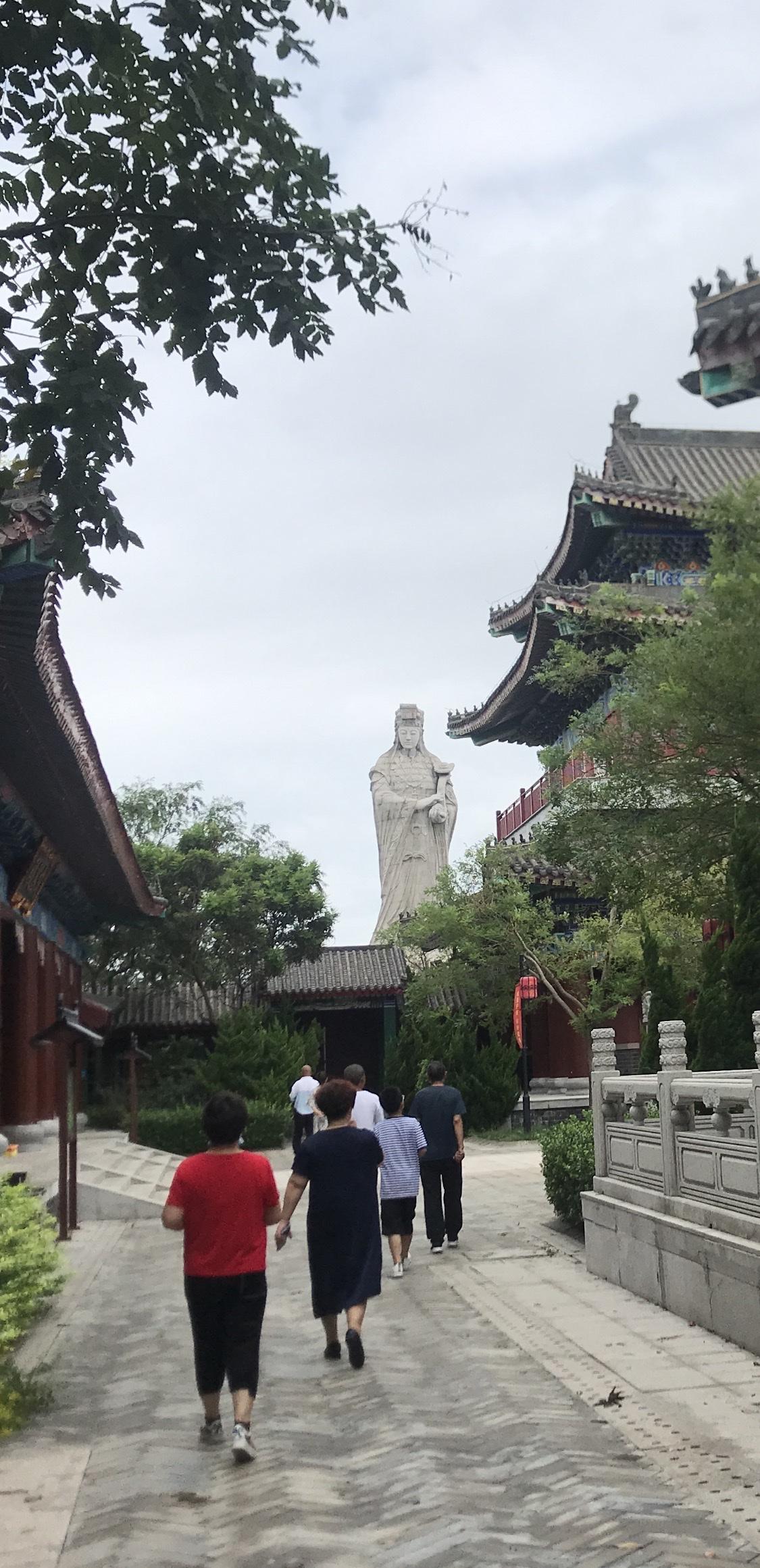 滨海新区打卡出片拍照滨海新区妈祖文化公园国内最高的妈祖像。