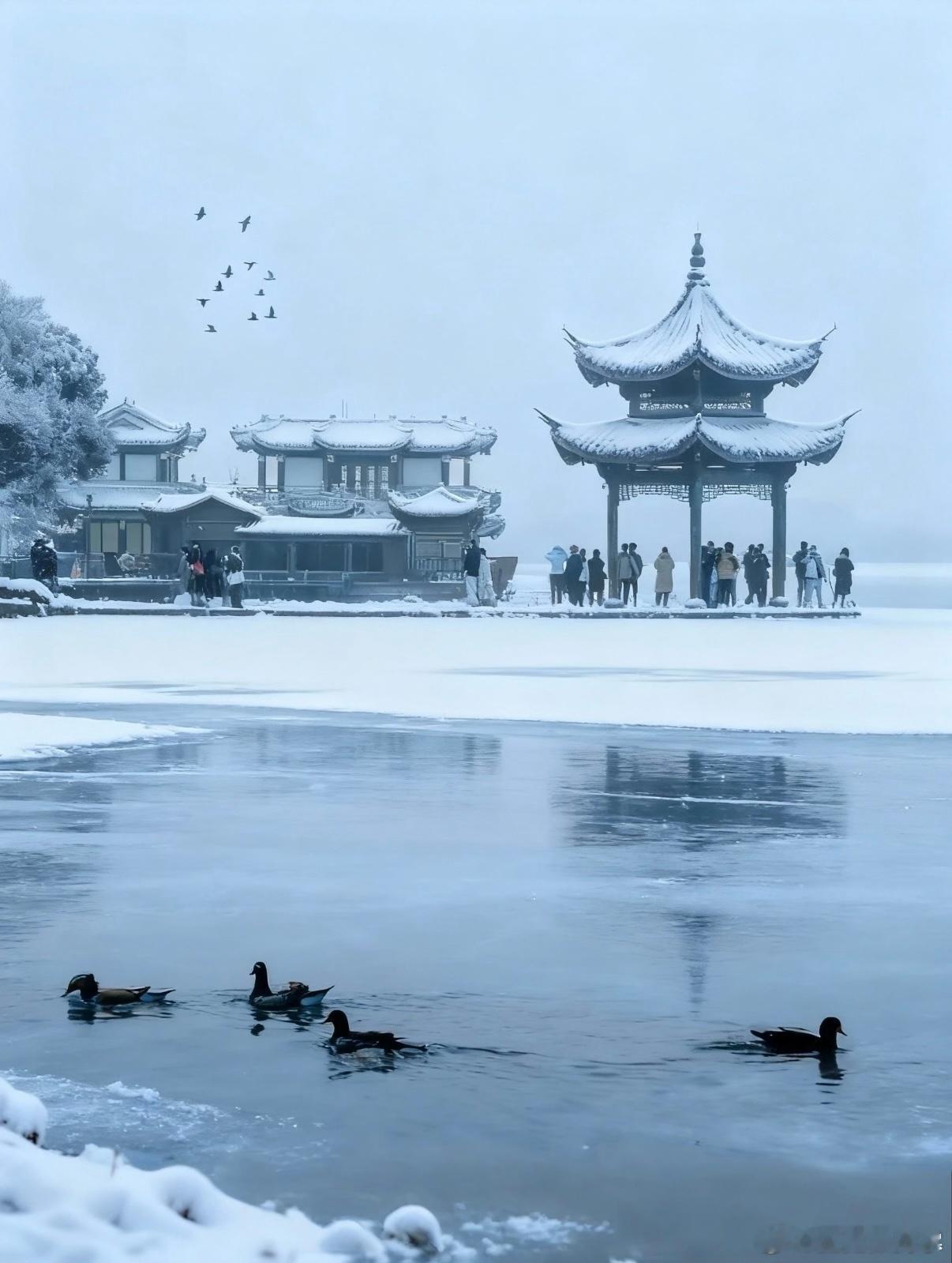 也没人告诉我杭州的雪还有bgm杭州的雪居然自带BGM！陈鸿宇的《杭州的雪》太懂打