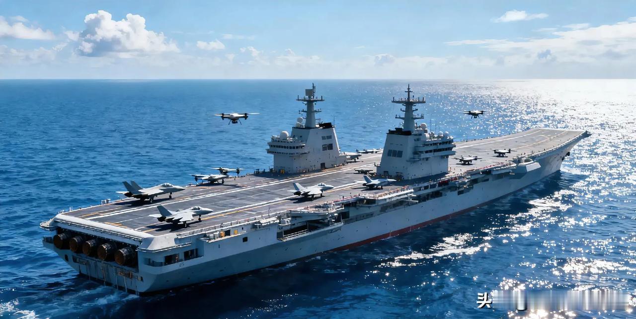 四川舰这技术突破也太牛了！作为全球首款带电磁弹射的两栖攻击舰，直接把航母级技术用