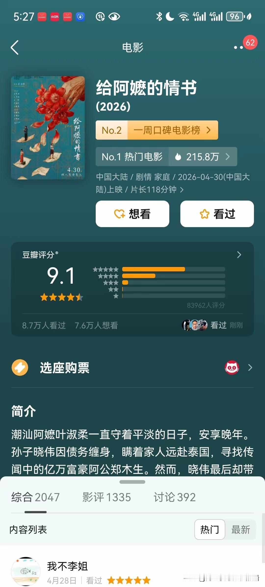又一部潮汕人的电影出圈了，很难得虽然说没有惊天票房，但至少好口碑挺好的，至少它不