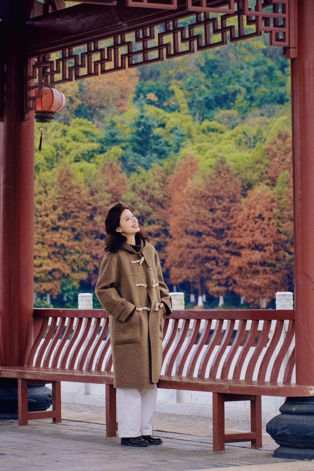 重庆这片红杉也太美了，像是走进了一幅画里！