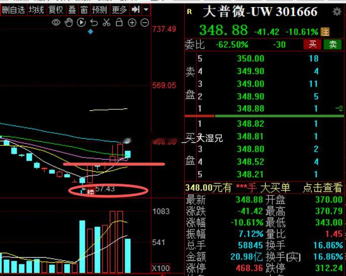 大普微量能是起来了，涨停板就是定海神针能跑多远不知道，不好说，这市场比老王家的狗