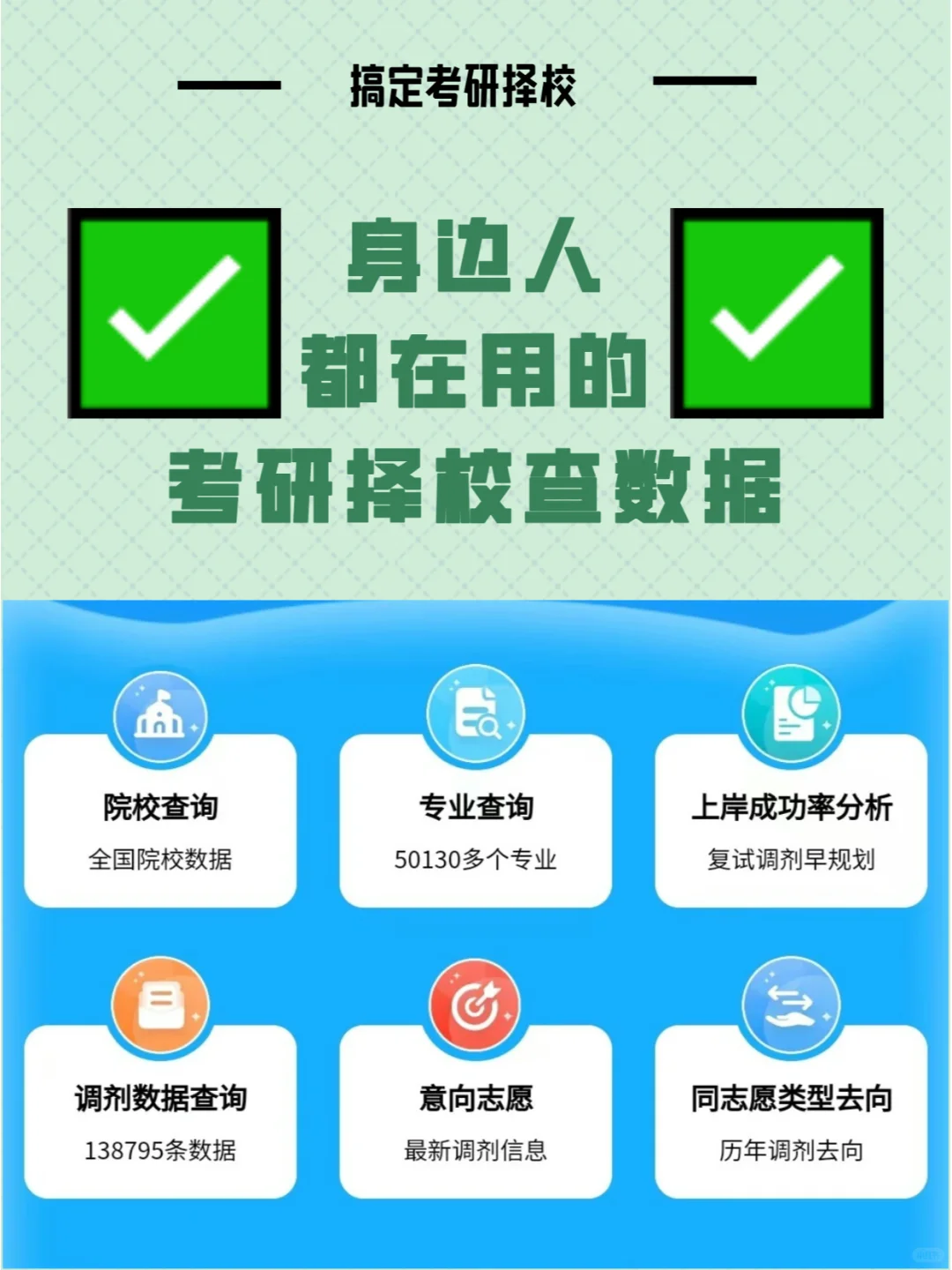 同学们都在用的考研择校神器！高效查找数据