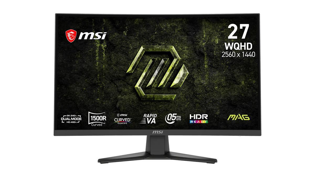 微星发布MAG 275CQDF X24显示器HD/2K双模高刷，Rapid VA