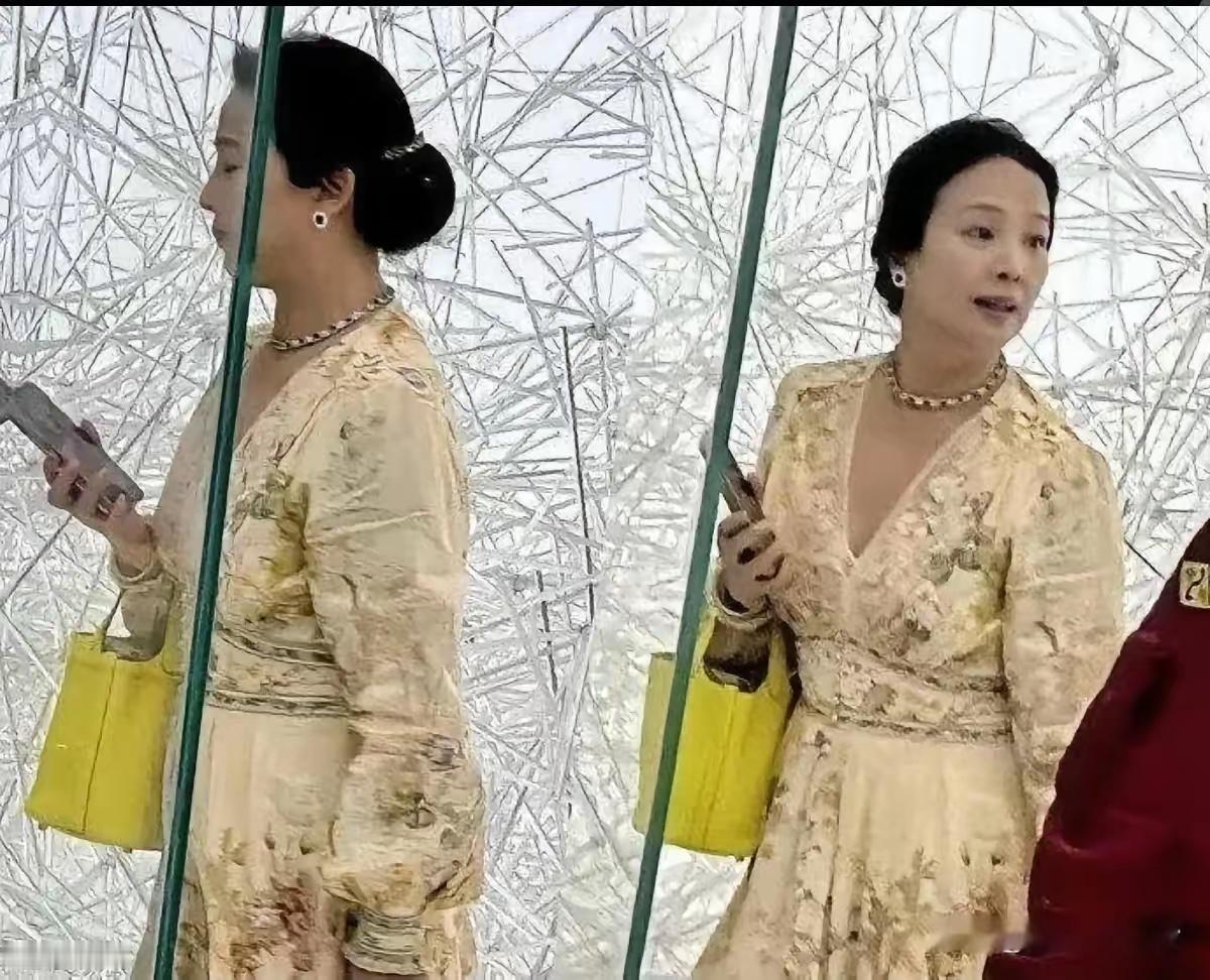 刘亦菲妈妈65岁了，气质还是非常好