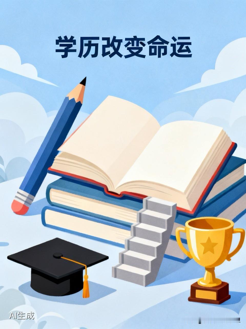 我认为是，俗话说知识改变命运，特别是农村生长的孩子只有靠学历改变命运。

虽然现