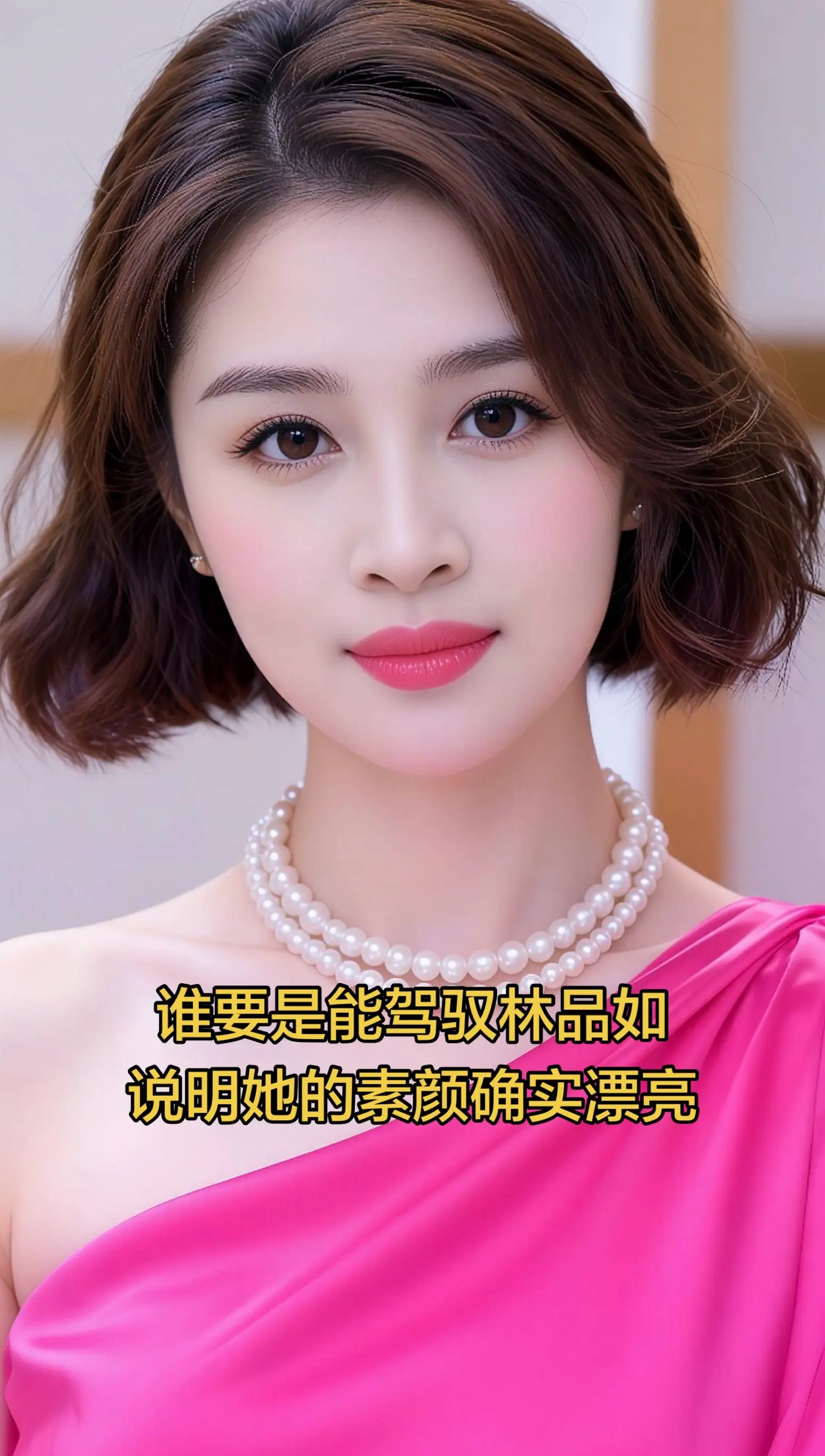 AI优雅珍珠写真 随变ai随便玩 回家的诱惑 林品如