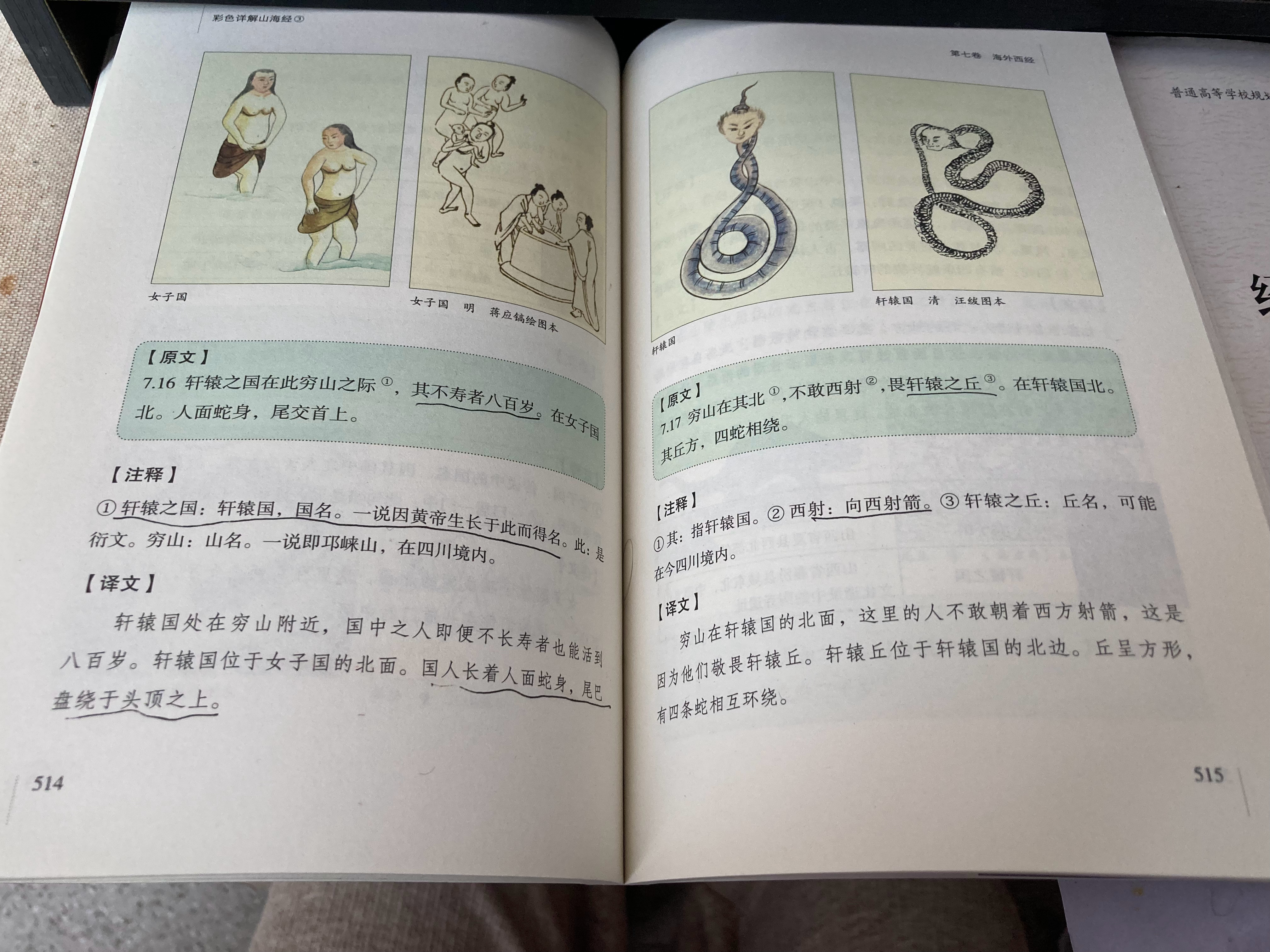 #杨紫国色芳华##特别陪伴杨紫何惟芳160天# 读书打卡126天《山海经》515