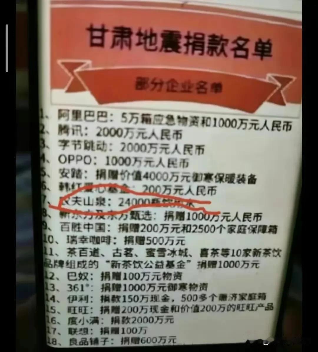 不吹不黑，别人都是捐1000万、2000万、4000万，起码捐100万，结果他倒