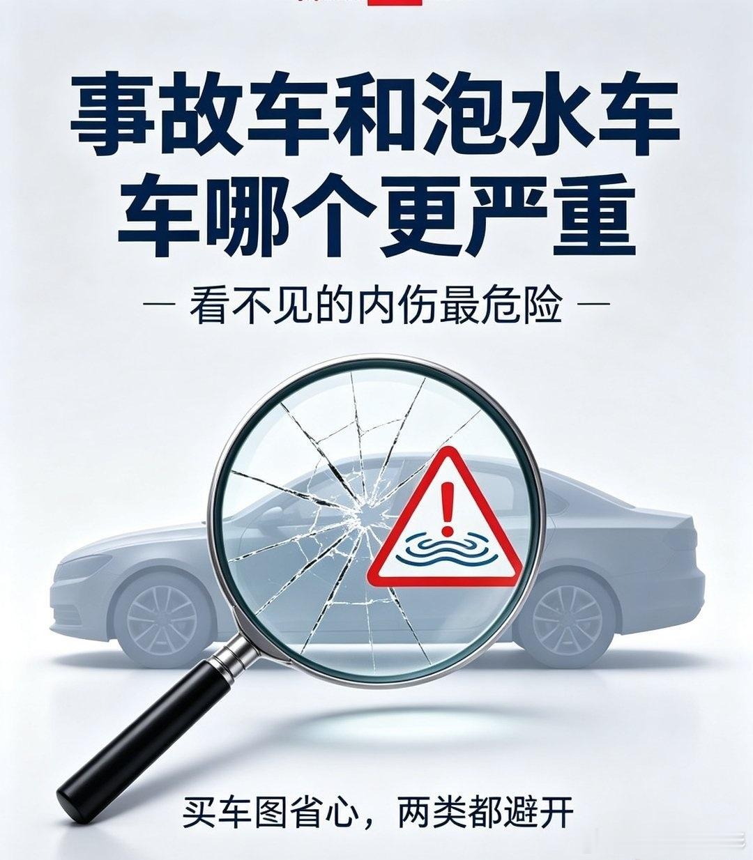 事故车和泡水车哪个更严重汽场全开 泡水车整体比普通事故车更“阴险”、后期隐患更不