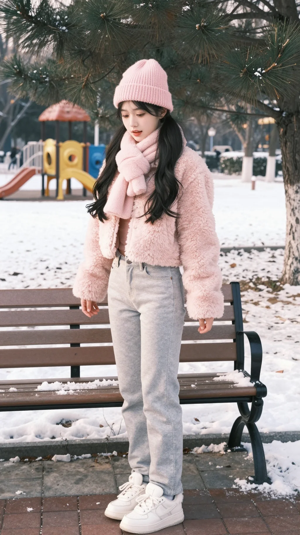 冬日限定粉呼呼