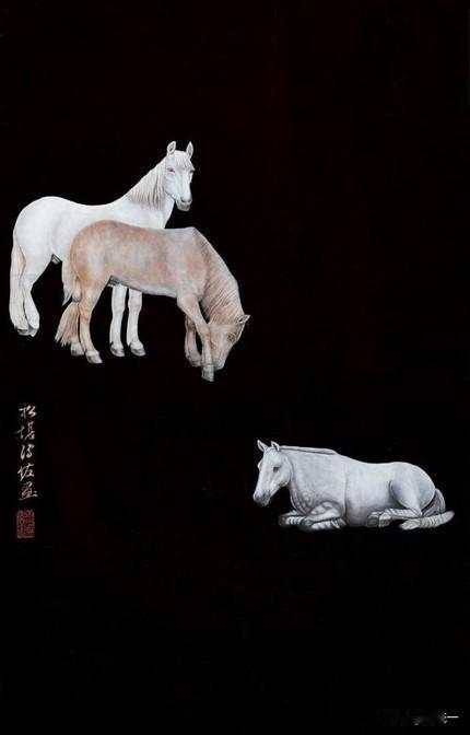 爱新觉罗·溥佐《骏马图》