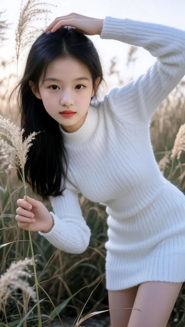 AI逆光针织写真 ai创作