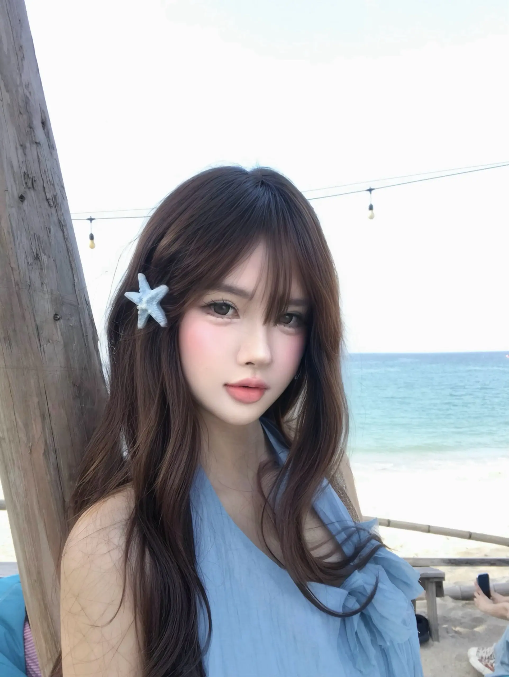 你说蔚蓝是你最爱的颜色。