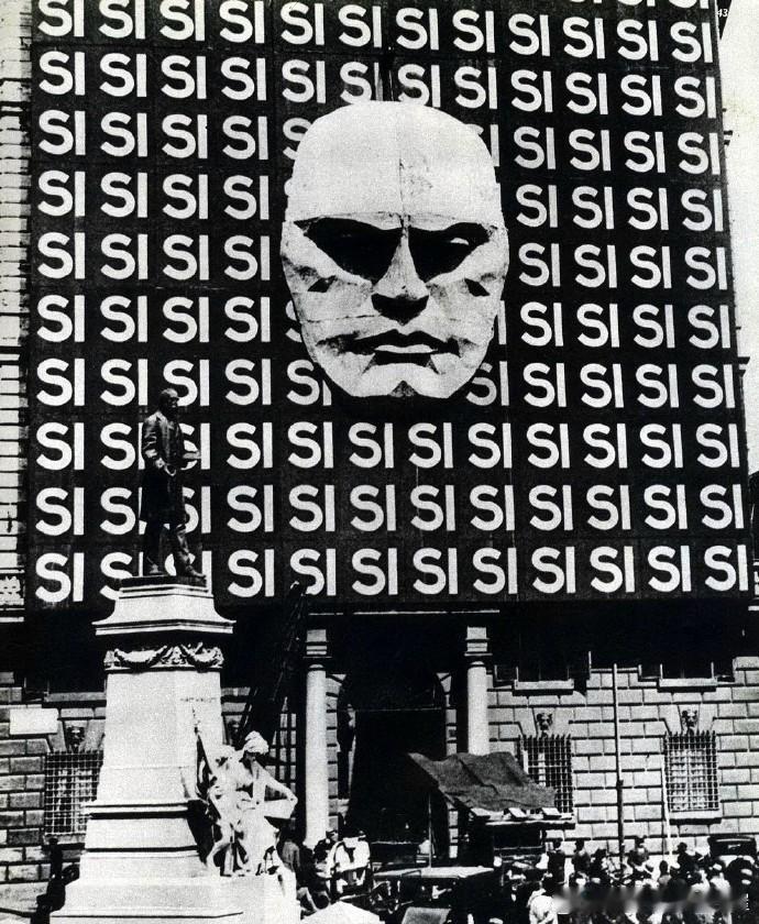 1938年意大利法西斯党总部外墙立面 ​​​历史影像 ​​​