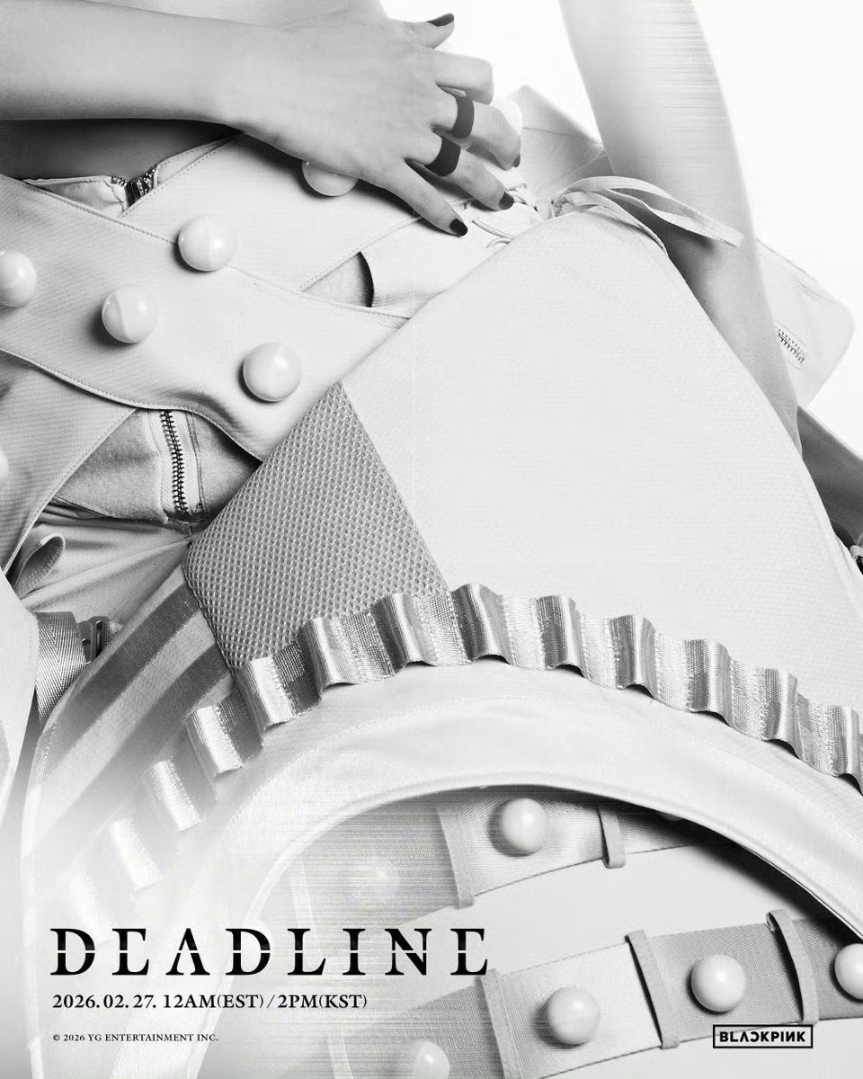 BLACKPINK 新专辑《DEADLINE》概念海报 