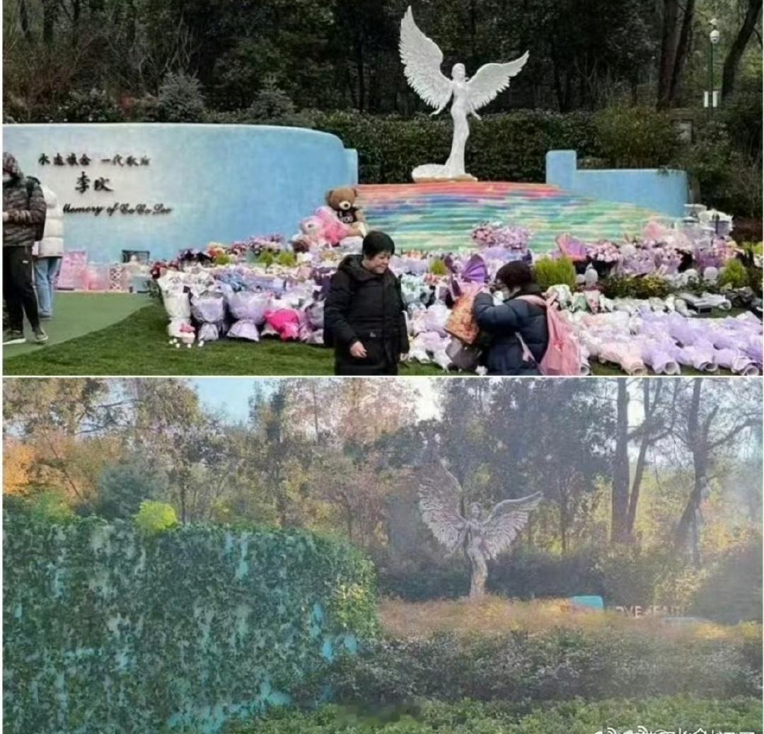 #李玟墓地被曝出杂草丛生#李玟墓地长杂草这个事情的的舆论走向挺奇怪的。看到不少网