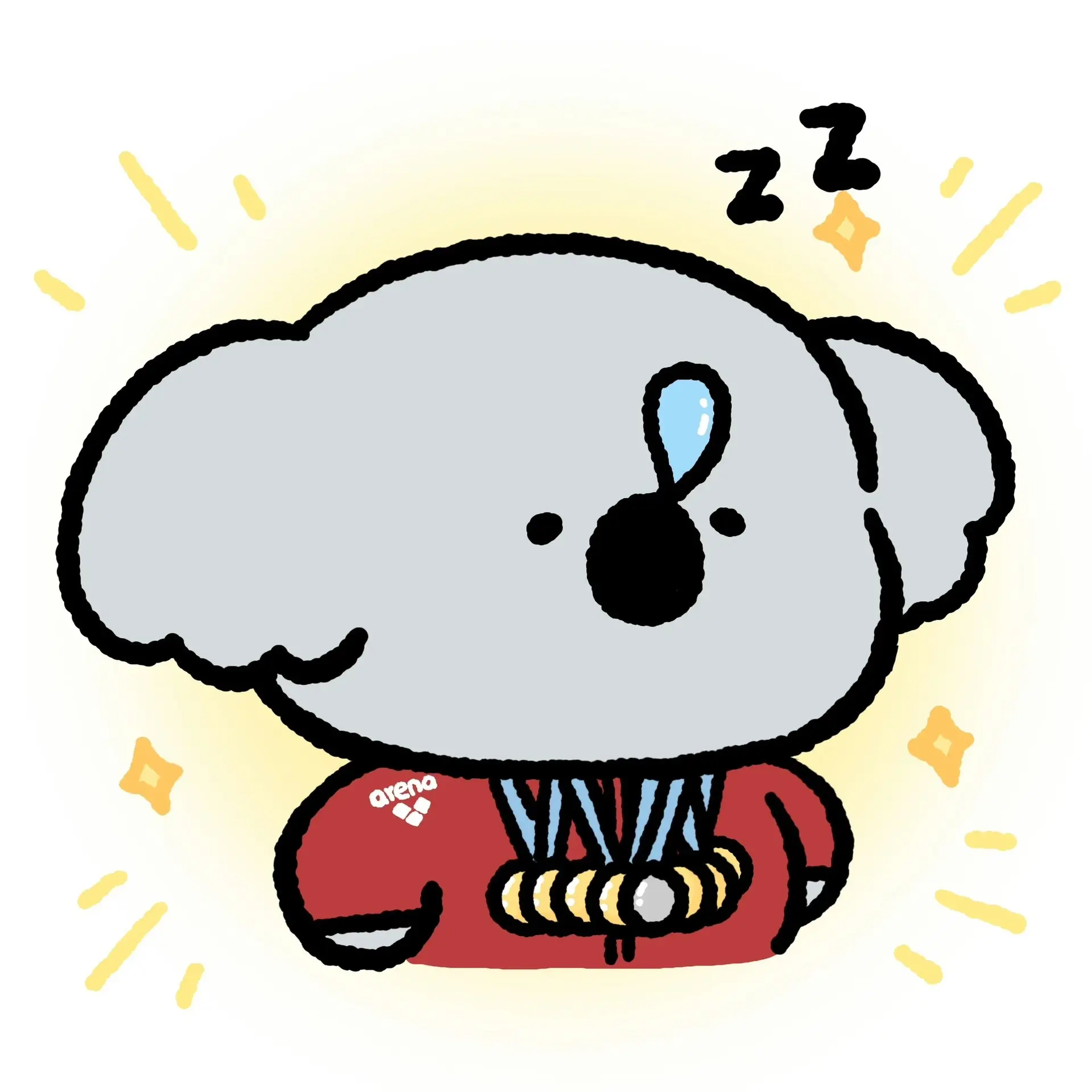 最近画的潘展乐小考拉版。大家说 现在越看越像他了 搞得我也那么觉得了ᯅ̈？