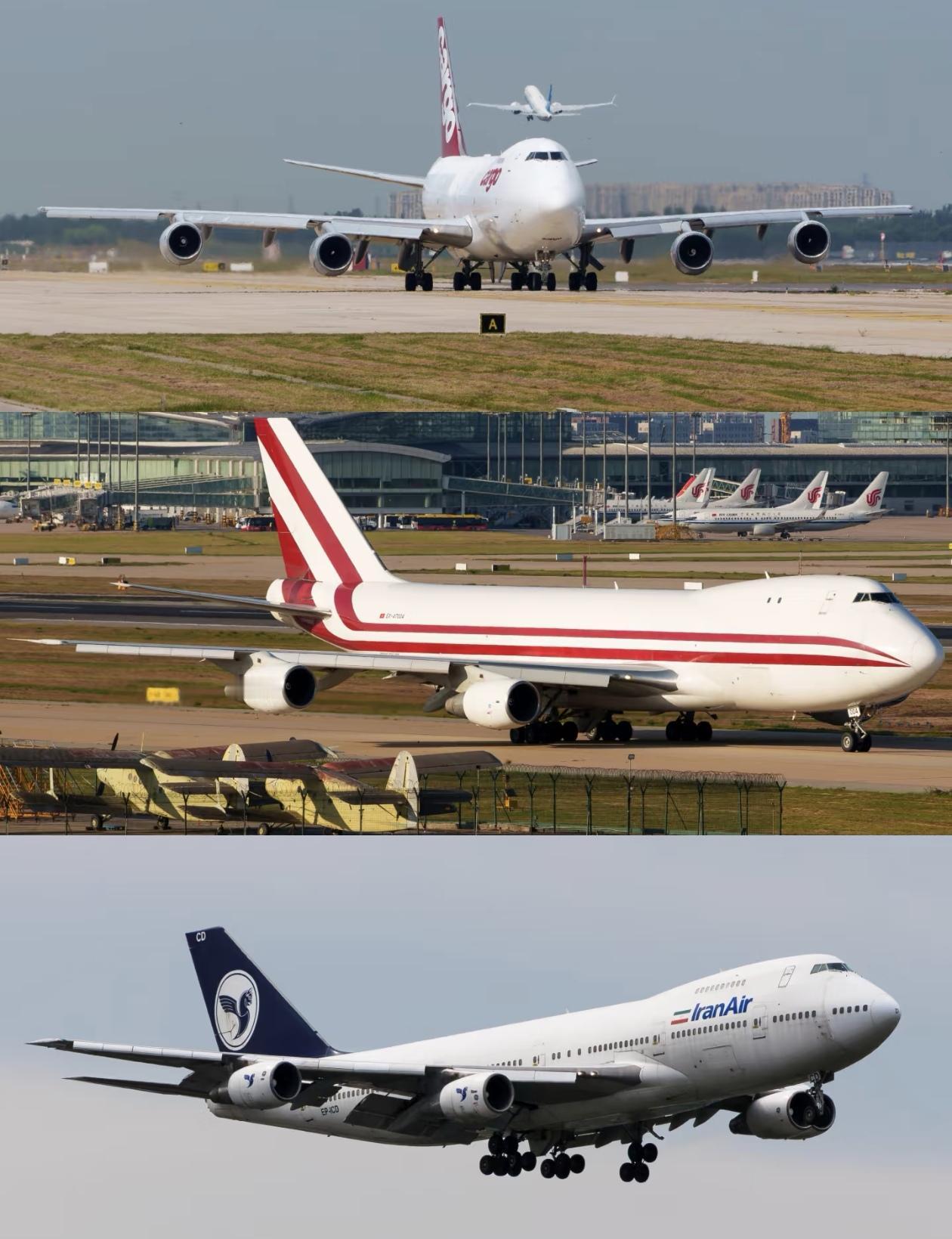 本周天津连续迎来了三位来自上世纪的老朋友波音 747-200。波音747-200
