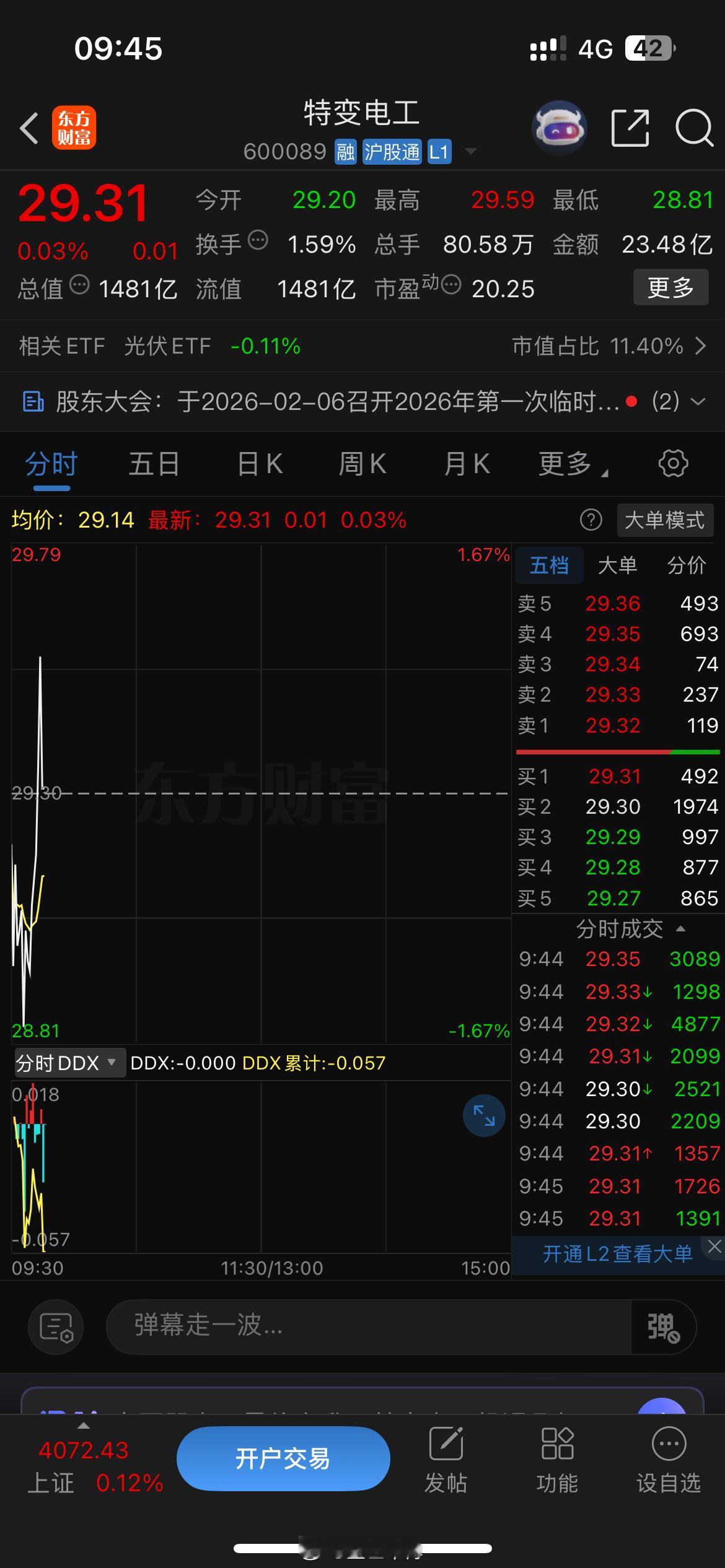 说一下特变电工昨天进场的时候说了做超短的哈，拉升自行把握止盈点我也会拉升换股 