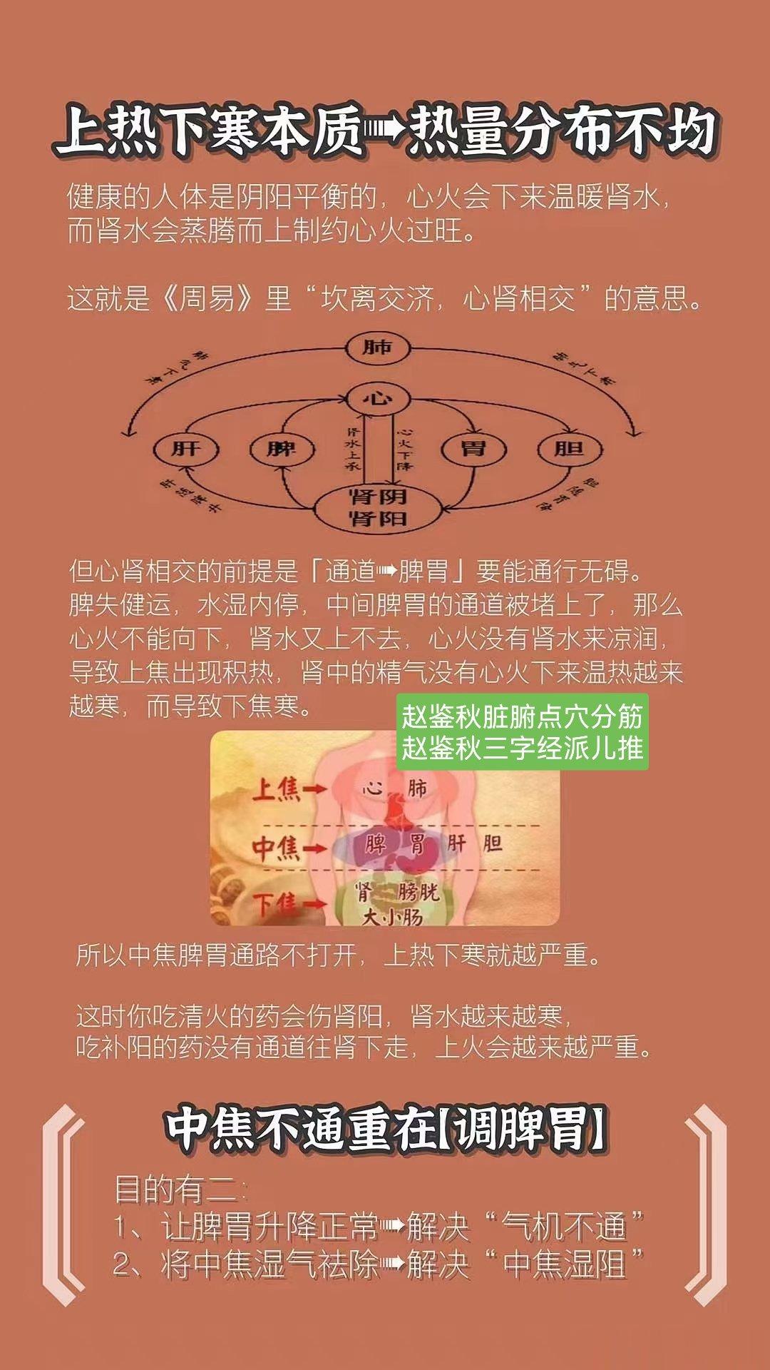 揉腹点穴，最简单的养生，手法和气机却大相同，想体验吗[挤眼]上热下寒中间堵，这样
