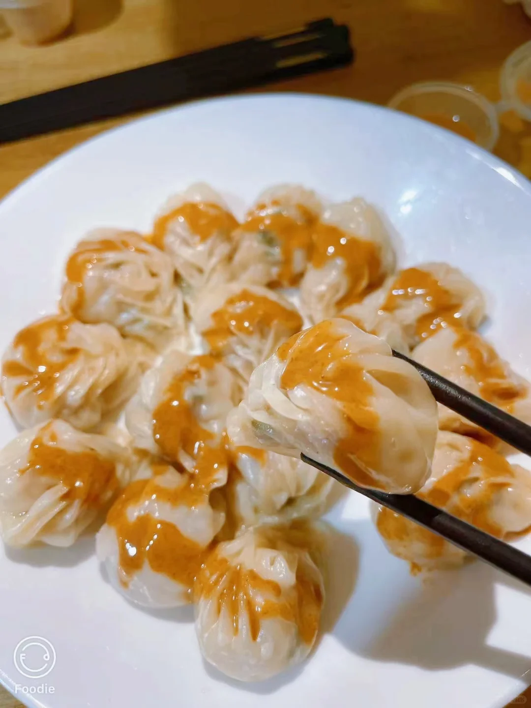 在香港🇭🇰也有沙县蒸饺啦 超爱花生酱😋