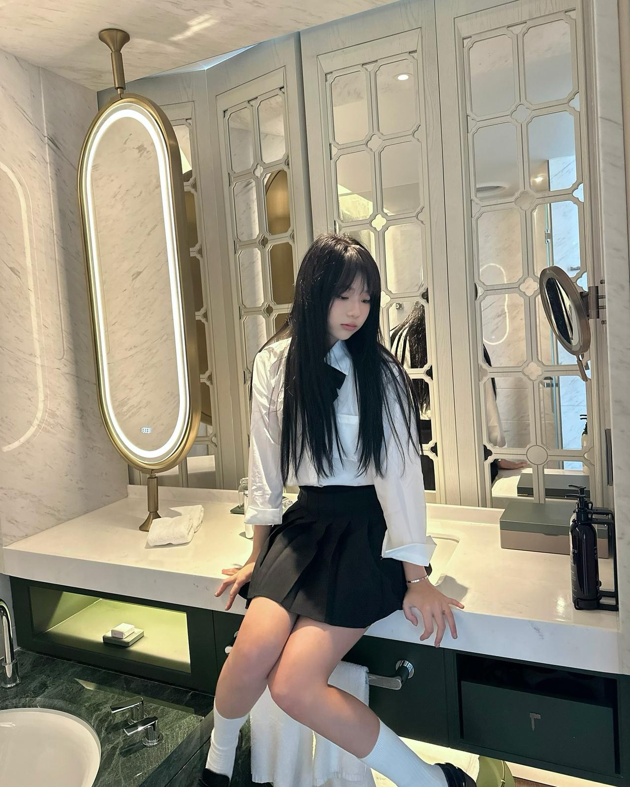 今日穿搭look 是你的理想女朋友吗 jk制服日常 纯欲天花板 美女