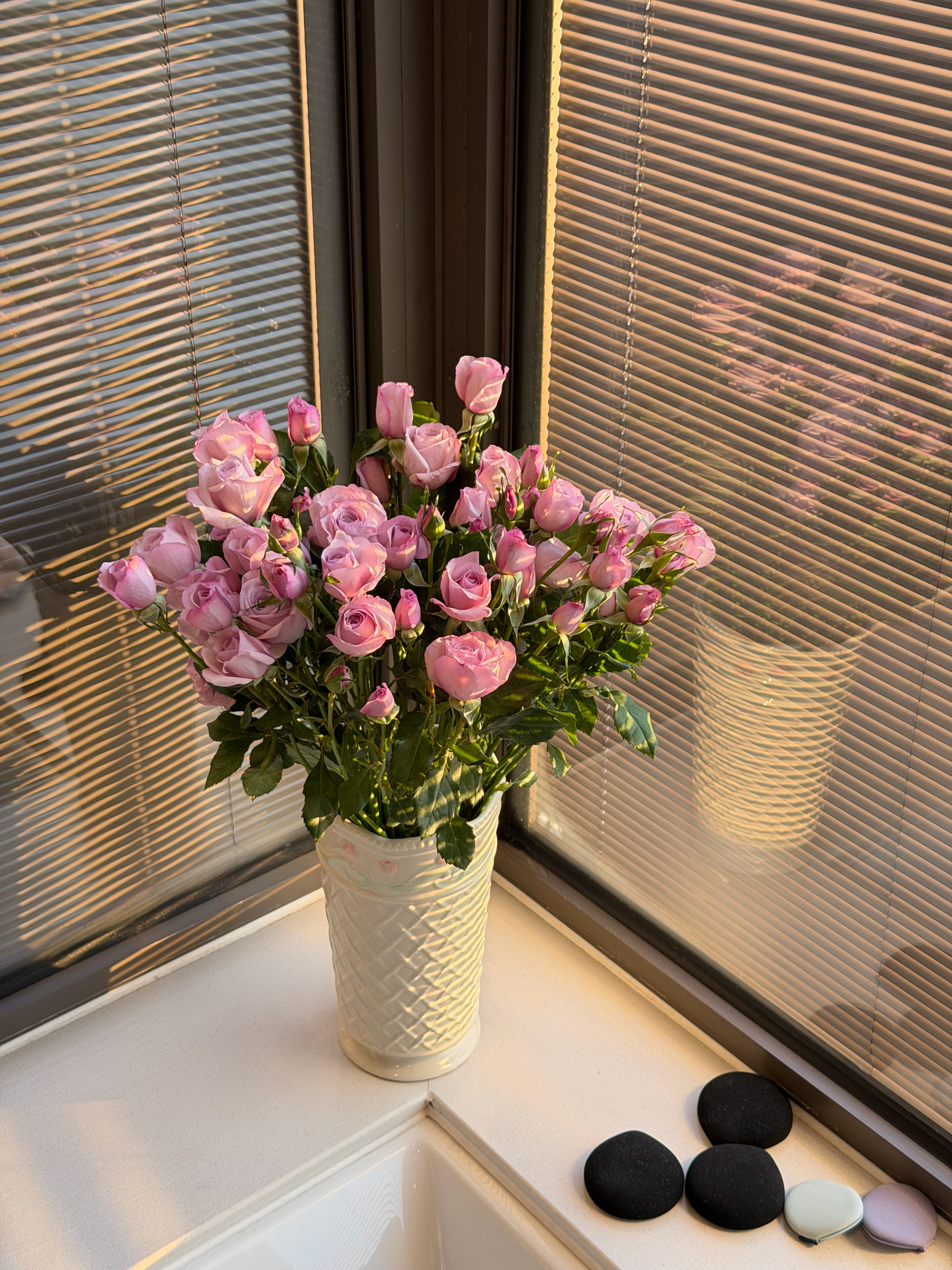 早上好啊，今天朝霞超级美 