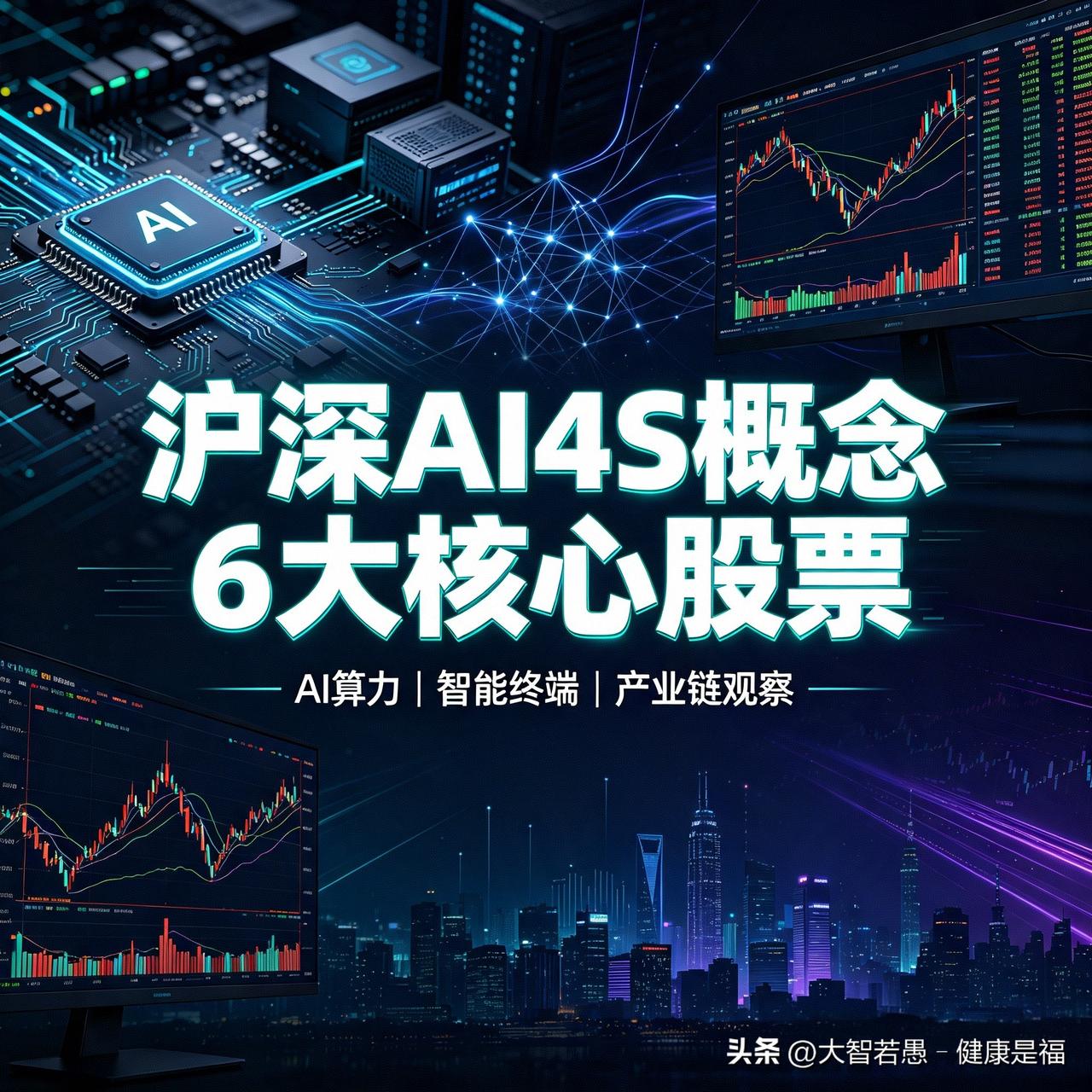 沪深AI4S概念6大核心股票

1、中科曙光（603019）
最新股价：88.7