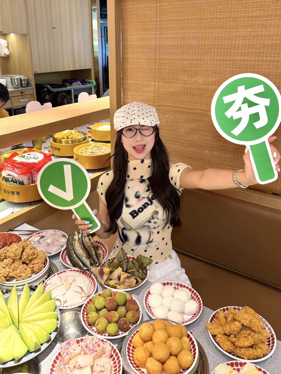 🍧在喜家自助实现荔枝自由啦