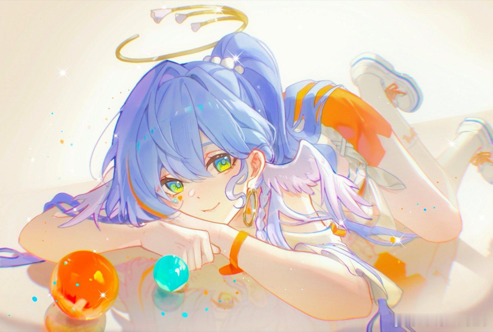 崩坏星穹铁道星穹铁道芬达联名快乐橙爽速速达-来一听芬达吗？好喜欢漂亮小鸟的高马尾